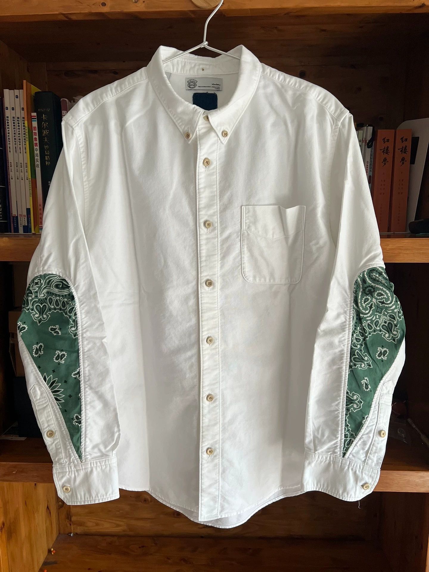 Vintage visvim 14 Egyptian Cotton Camo DroppedSleeve White Size 2 Size US M / EU 48-50 / 2 - 1 Thumbnail