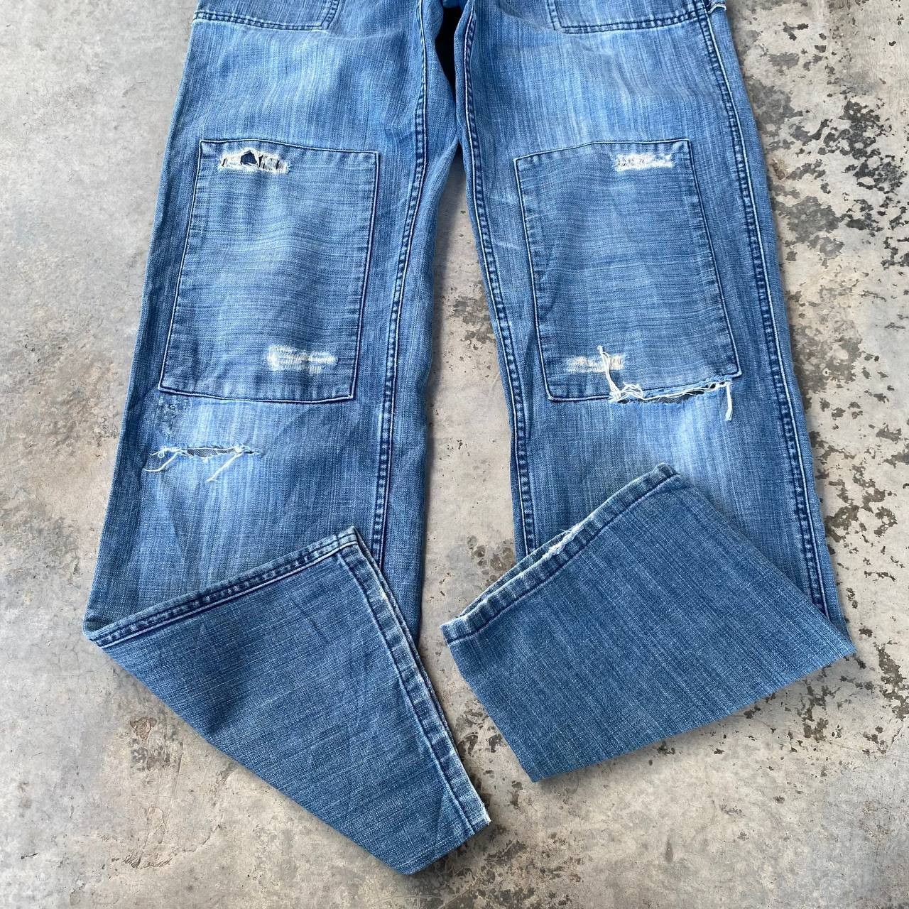 Polo Ralph Lauren × RRL Ralph Lauren VINTAGE POLO RALPH LAUREN DOUBLE KNEE CARPENTER DISTRESSED Size US 28 / EU 44 - 8 Thumbnail