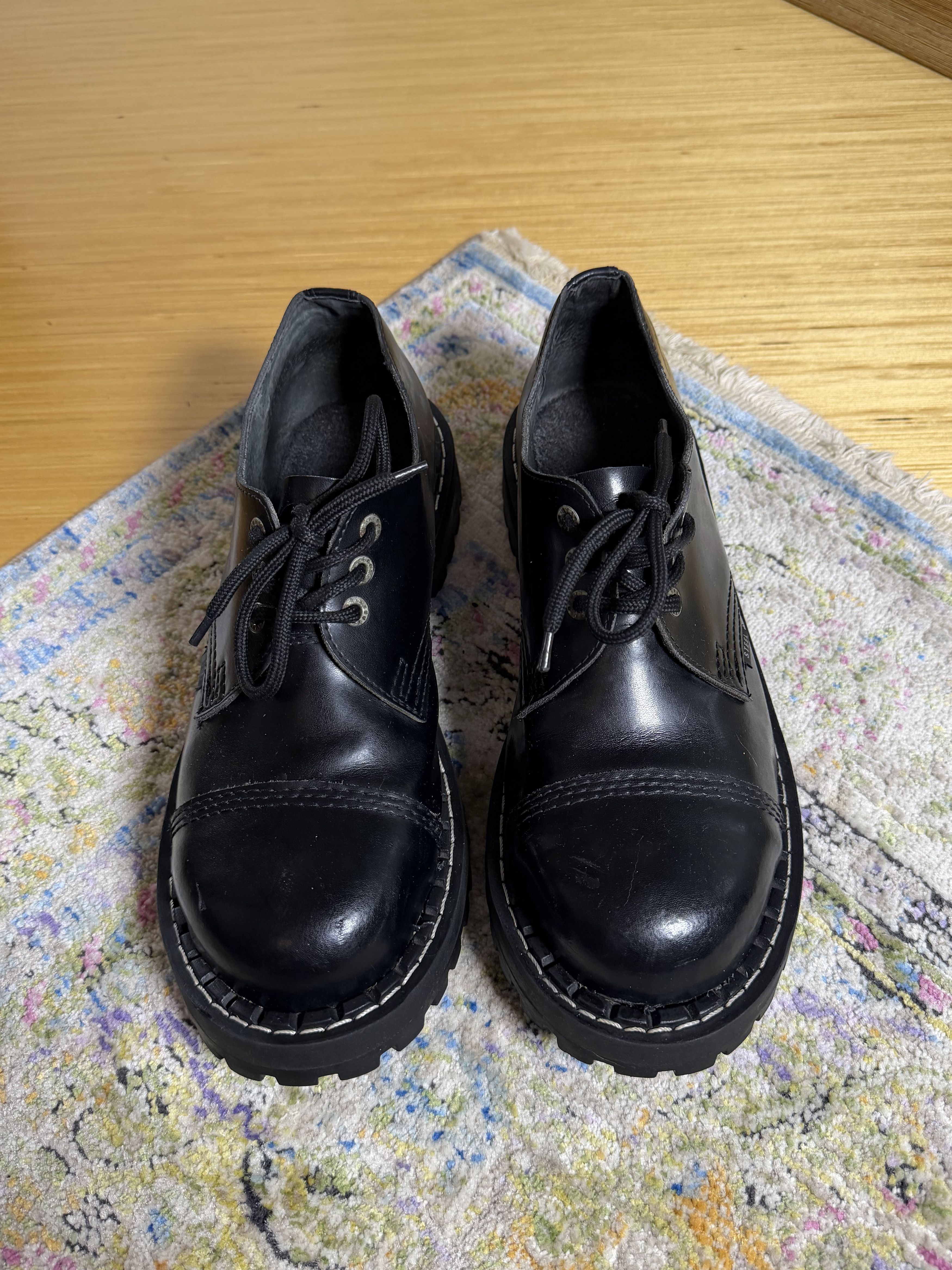 TW Steel Steel 101-102/O/B Leather Low Top Boots Size US 11 / EU 44 - 6 Thumbnail