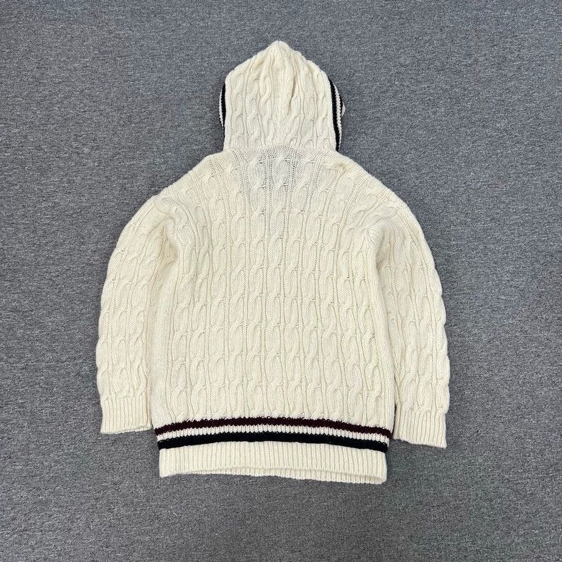 Celine Celine Preppy striped twist knit V-neck sweater 2501-Nextar Size US S / EU 44-46 / 1 - 3 Thumbnail