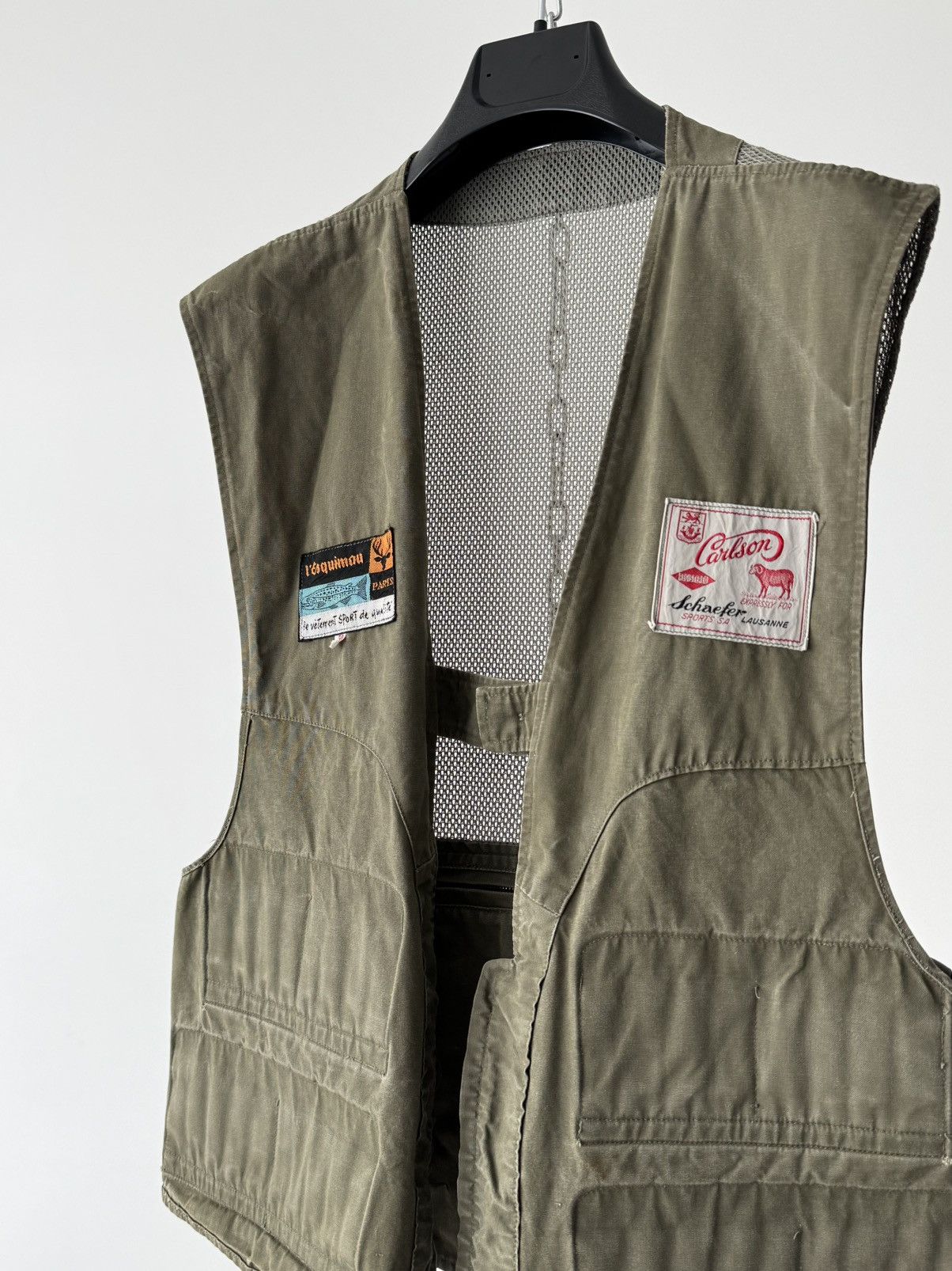 Vetra 1960s Vintage French ‘Ailee’ Zip Hunting Fishing Vest Size US M / EU 48-50 / 2 - 6 Thumbnail