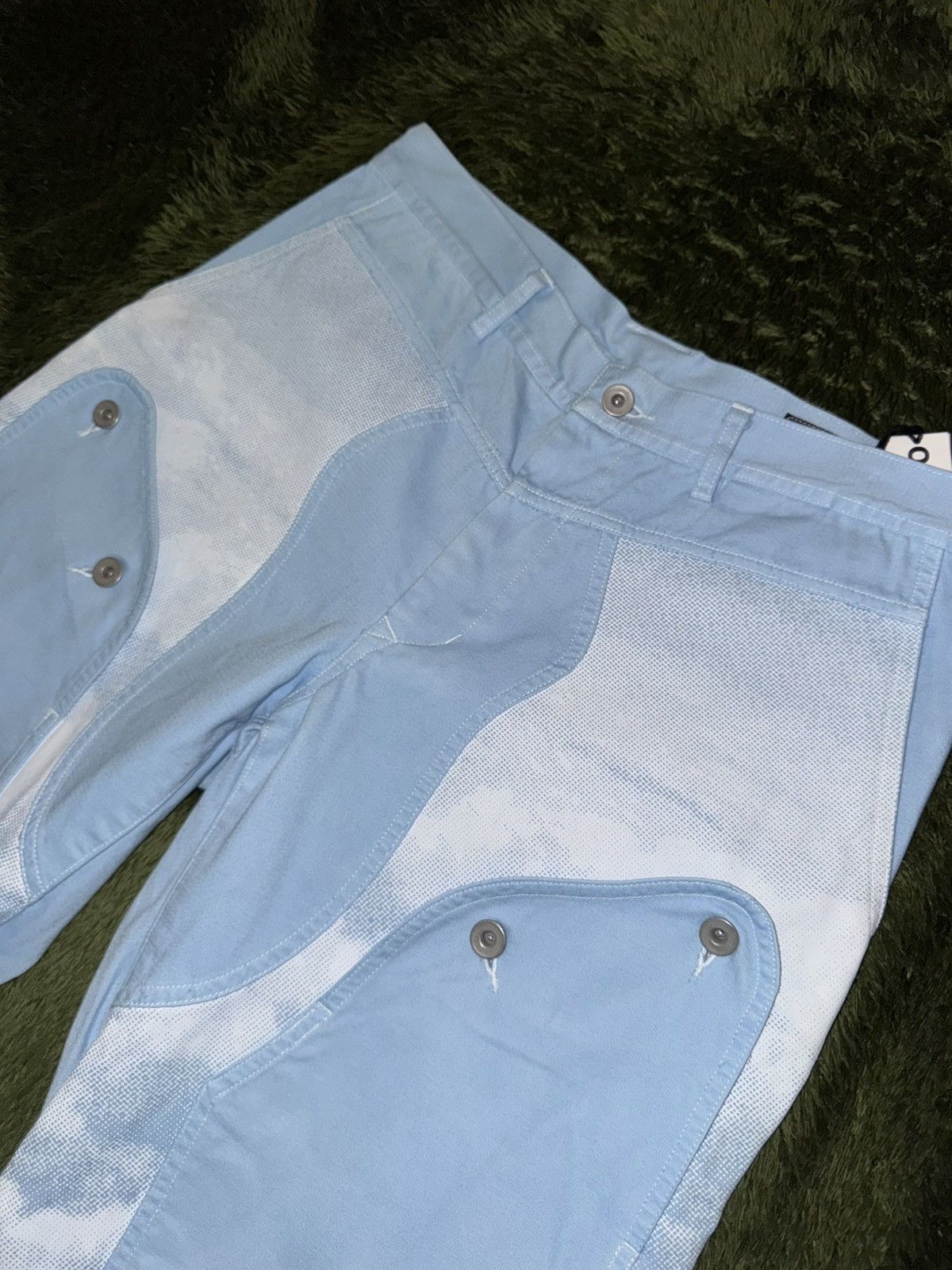 Japanese Brand [XL] Cost per Kilo Painter Pants Washed Snow Blue Size US 34 / EU 50 - 2 Thumbnail