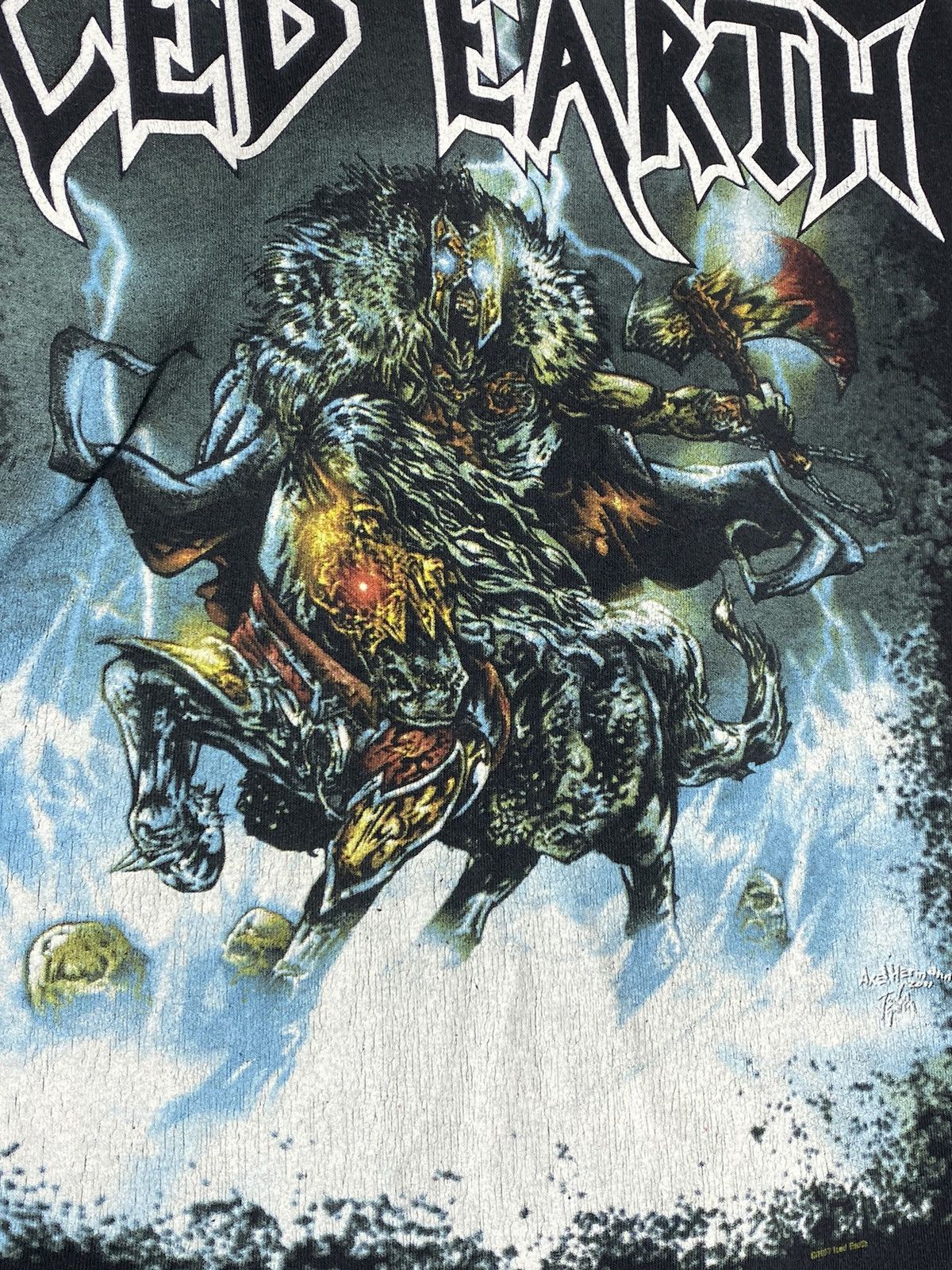 Band Tees Vintage Iced Earth Night of the Stormrider Black Tee Size US L / EU 52-54 / 3 - 6 Thumbnail