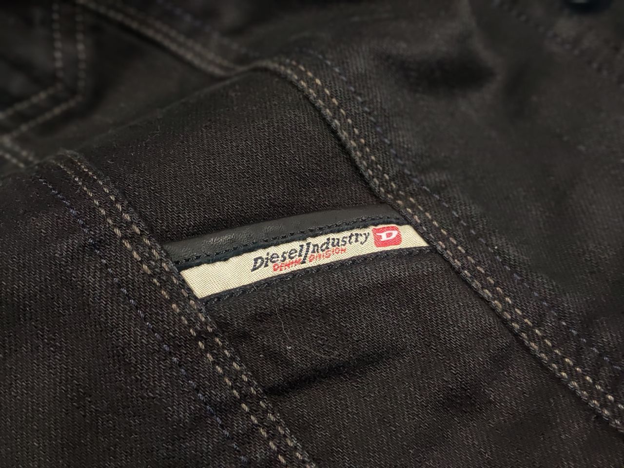 Diesel Diesel Industry Warm men's Black Denim Jacket Vintage style Size US XL / EU 56 / 4 - 19 Thumbnail