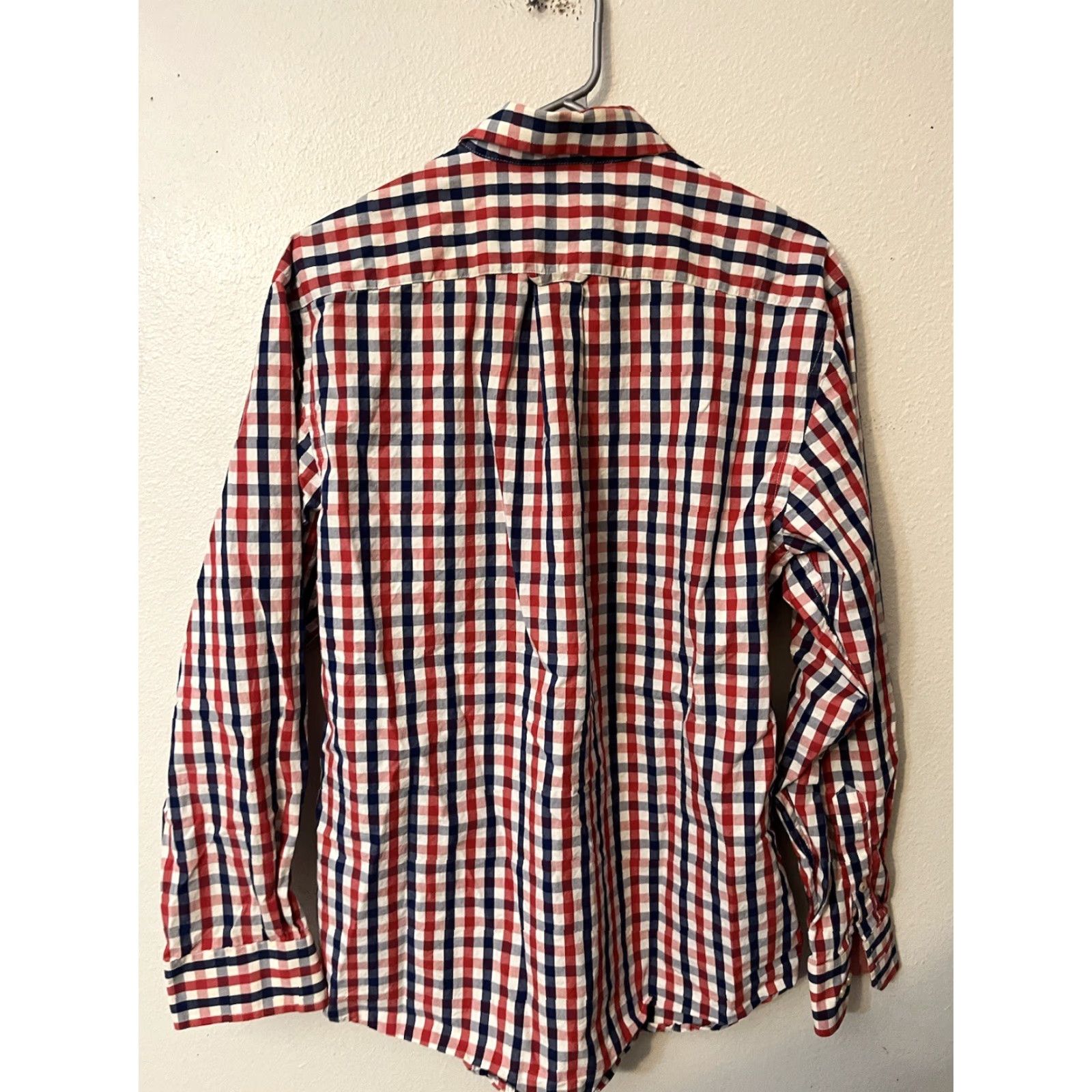 Izod IZOD Men's Long Sleeve Button Down Shirt M Multicolor Gingham Casual Golf Polo Mens Size US M / EU 48-50 / 2 - 3 Thumbnail
