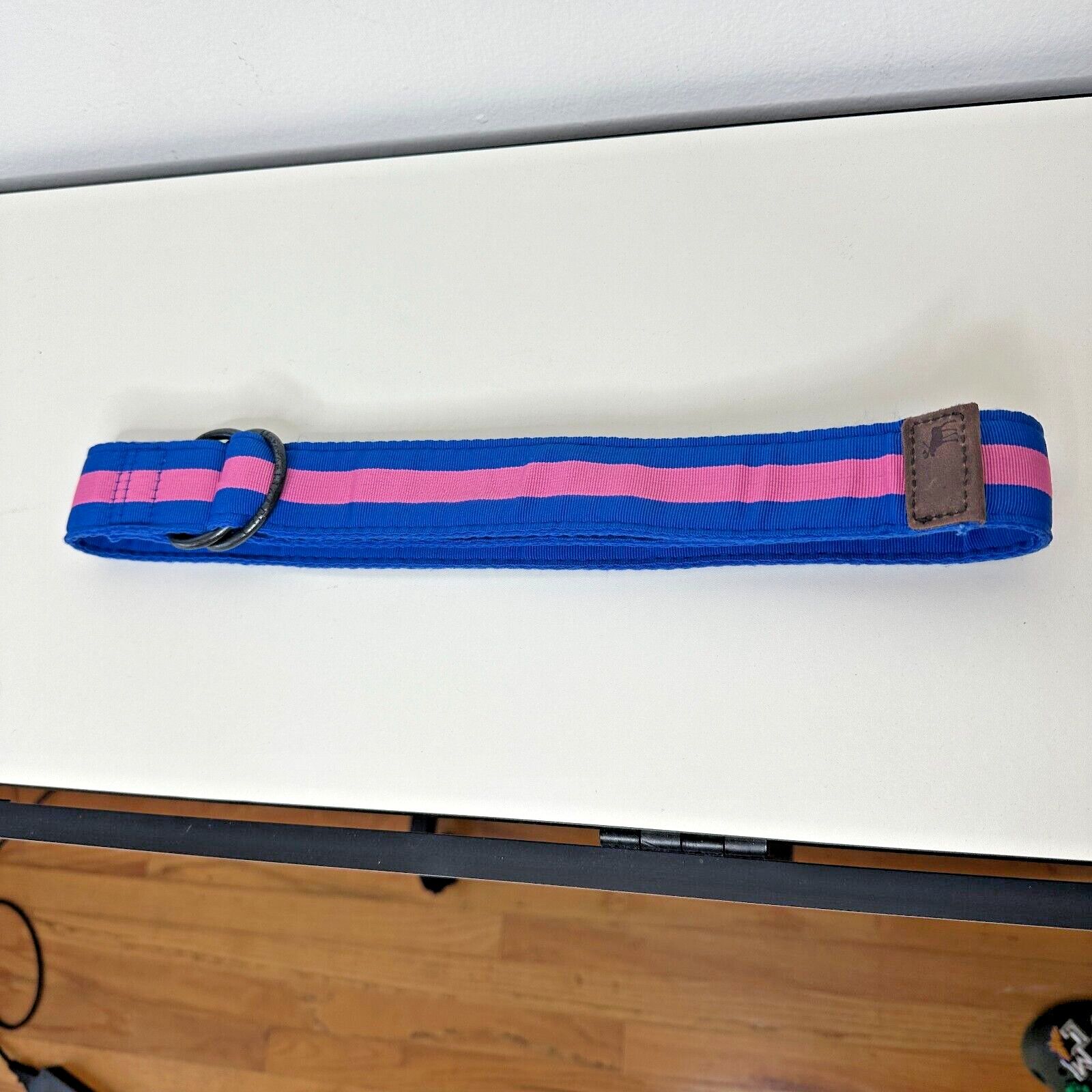 Abercrombie & Fitch Abercrombie & Fitch Pink & Blue Stripe Canvas Belt Strap 28 Size ONE SIZE - 9 Thumbnail