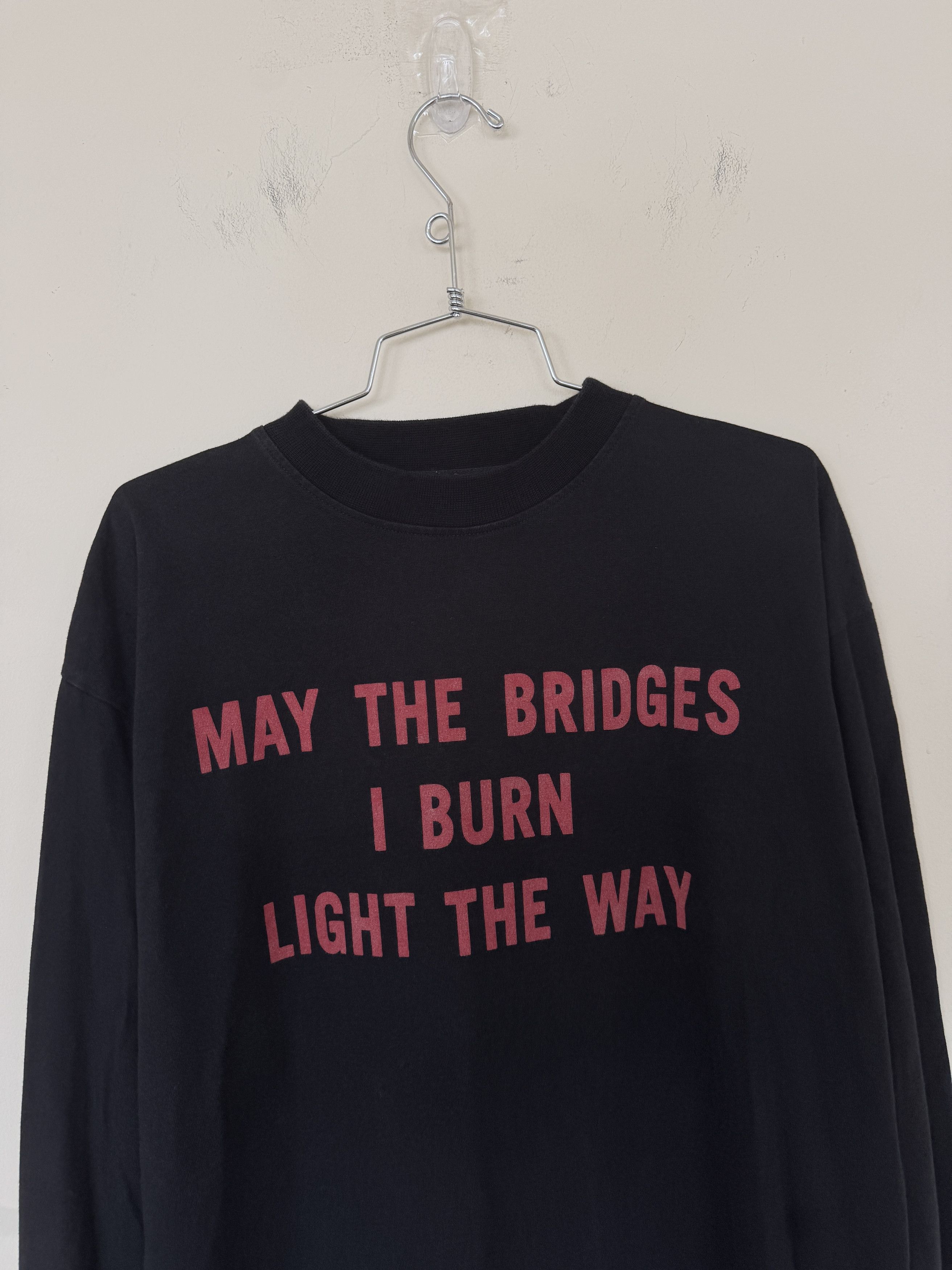 Vetements May The Bridges I Burn Light The Way L/S 2017 Size US M / EU 48-50 / 2 - 4 Thumbnail