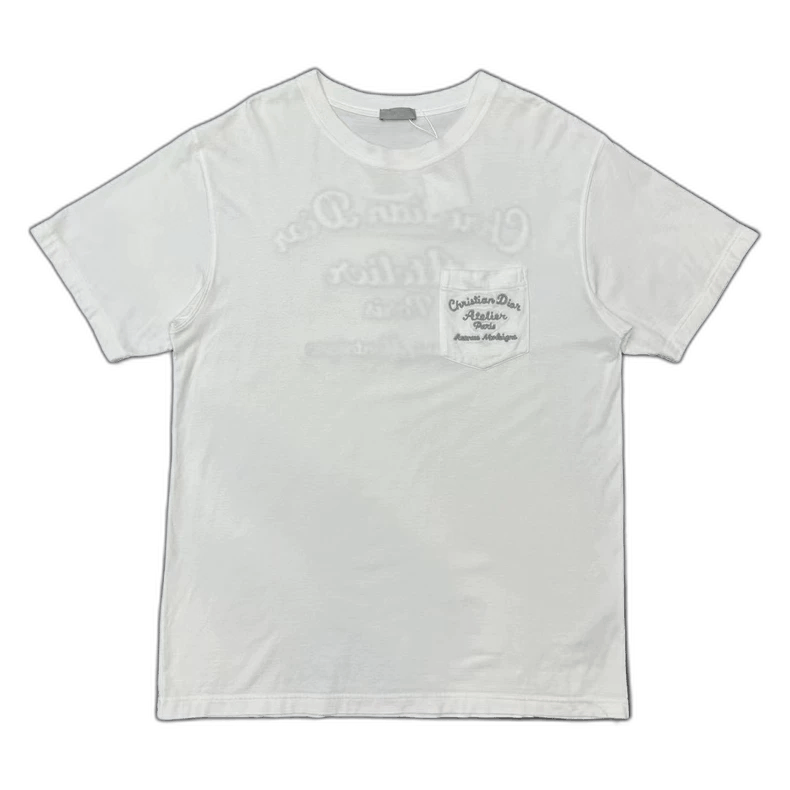 Dior Christian Dior Embroidered Slogan Short Sleeve T-Shirt Size US L / EU 52-54 / 3 - 1 Thumbnail