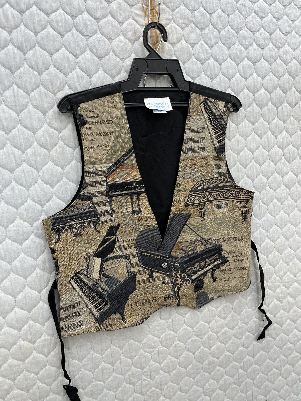 Designer 🔥STEALS🔥 DEBORAH MURRAY VEST Size M / US 6-8 / IT 42-44 - 2 Thumbnail