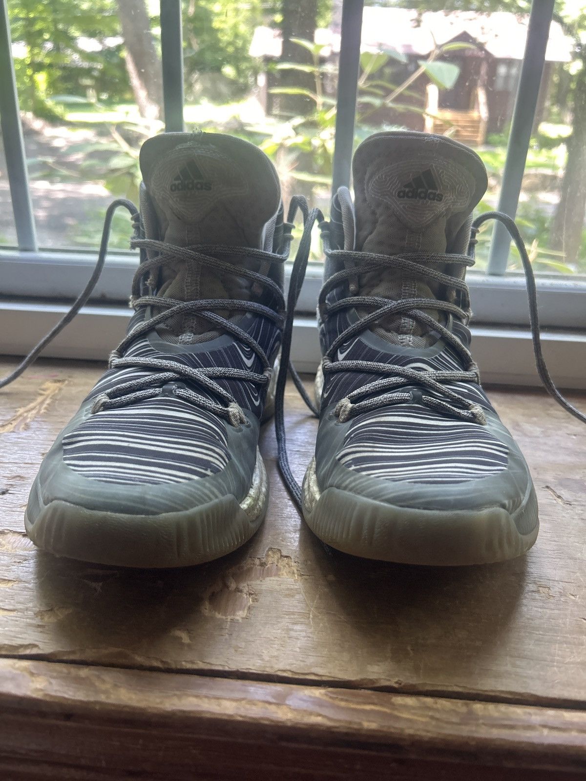 Adidas Adidas crazy explosive high top grey Size US 7.5 / EU 40-41 - 1 Thumbnail