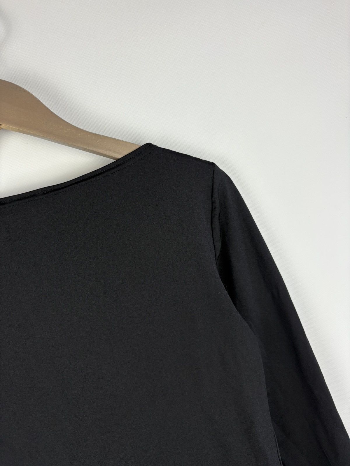 Fendi Vintage Fendi Jeans Women's Stretch Long Sleeve Black Blouse Size M / US 6-8 / IT 42-44 - 10 Thumbnail