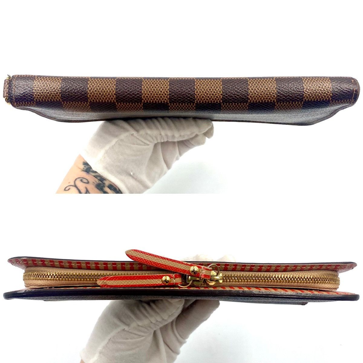 Louis Vuitton LOUIS VUITTON Damier Ebene Trunks and Locks Insolite Wallet Size ONE SIZE - 6 Thumbnail