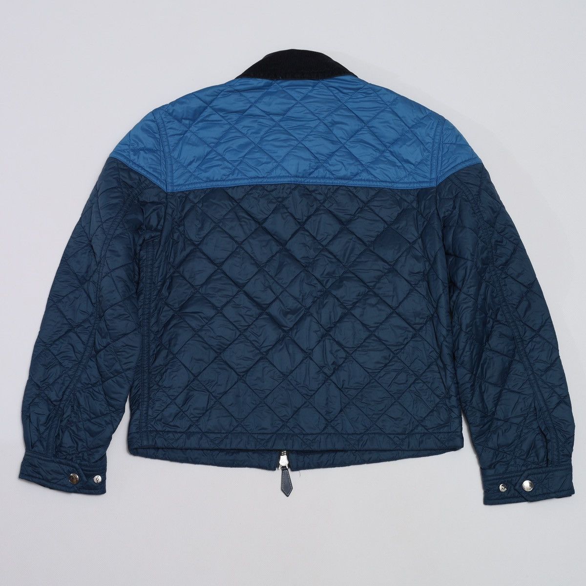 Burberry Burberry Quilted Jacket Two Tones Block Recycled Nylon Blue Size US M / EU 48-50 / 2 - 15 Thumbnail