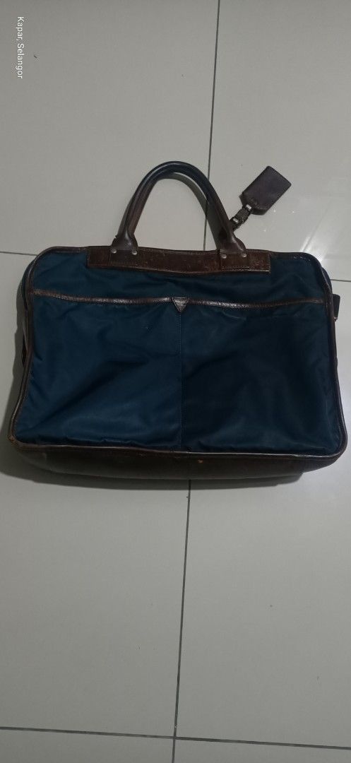 Felisi Felisi 8637/7 Made in Italy Nylon Leather Briefcase Size ONE SIZE - 4 Thumbnail