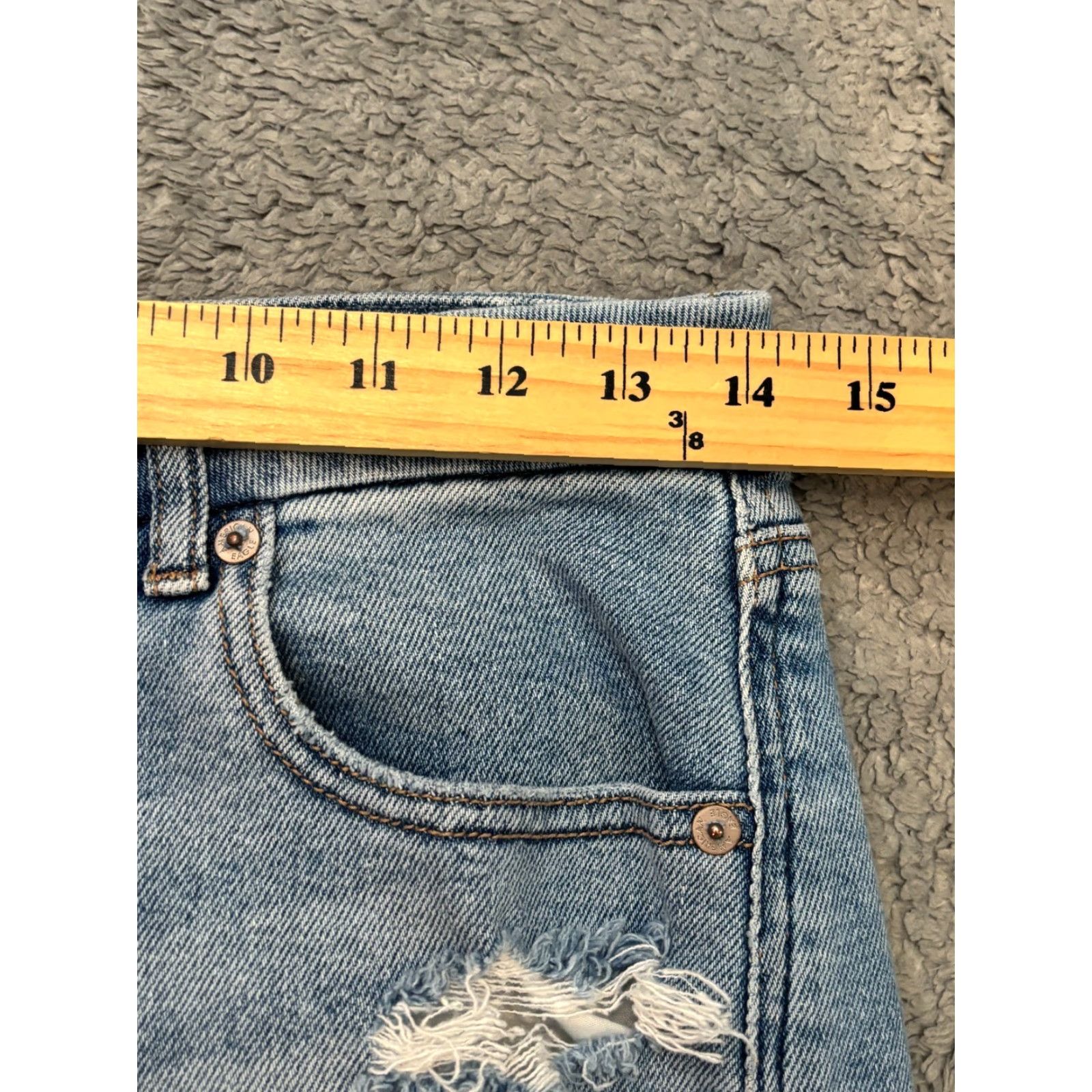 American Eagle Outfitters VINTAGE American Eagle Outfitters Curvy Mom Jeans Women’s 6R Blue Light Wash Denim Jeans Women Size 28" / US 6 / IT 42 - 5 Thumbnail