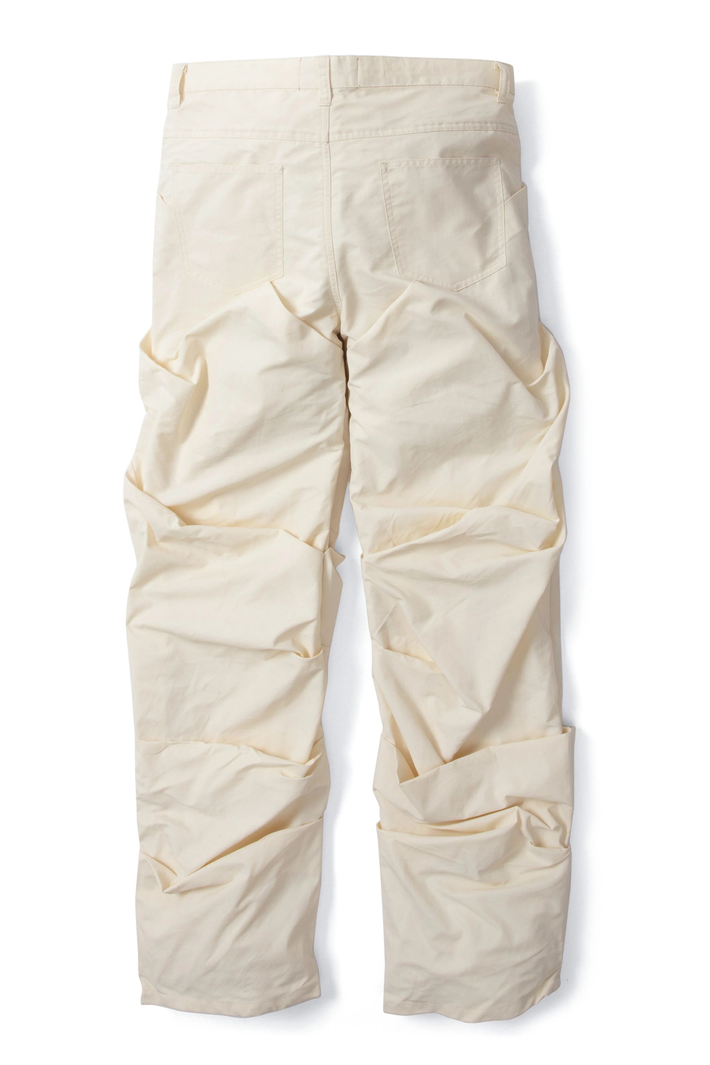 Who Decides War o1gr1nt0525 Draped Trousers in Off-White Size US 36 / EU 52 - 2 Thumbnail