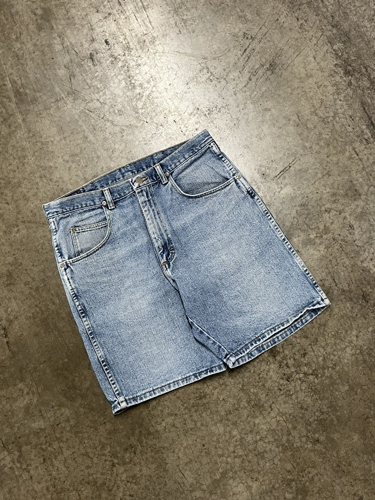 Vintage Jorts vintage baggy fit denim wash streetwear hype rare Size US 34 / EU 50 - 4 Thumbnail