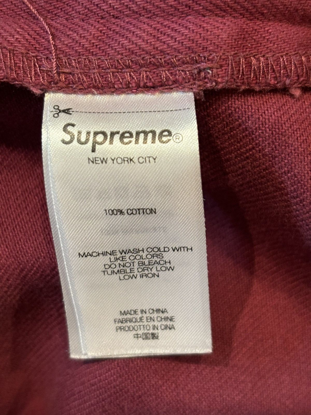Supreme Supreme plum baggy pants Size US 34 / EU 50 - 3 Thumbnail