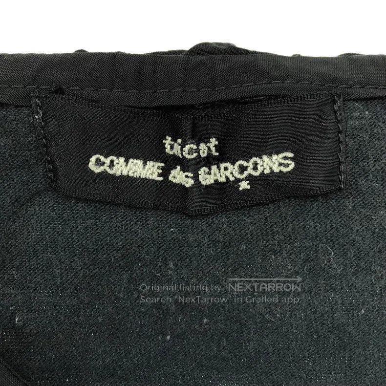 Comme des Garcons Comme Des Garcons Cotton Ruffled V-Neck Top Size S / US 4 / IT 40 - 5 Thumbnail