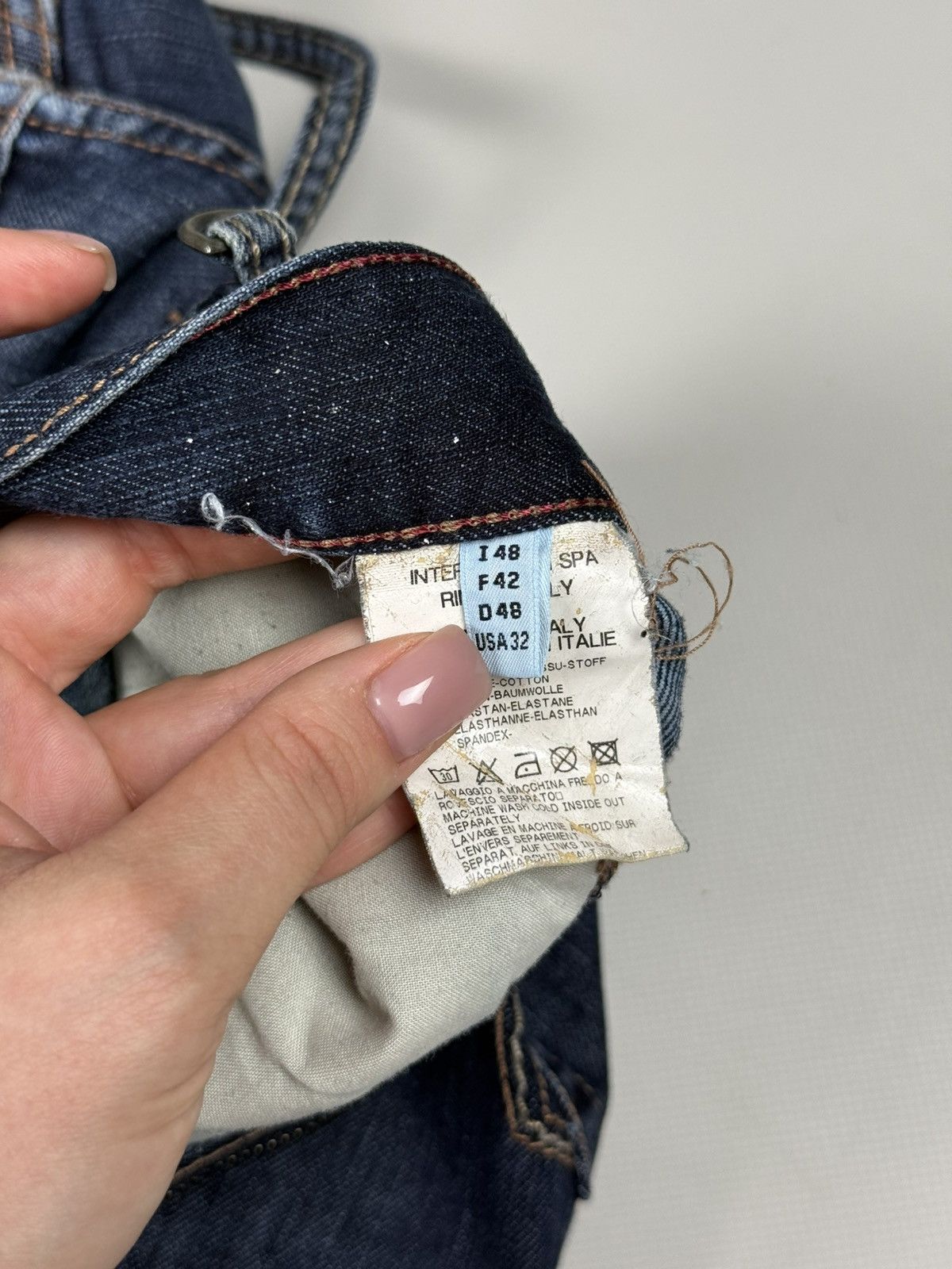 Marithe + Francois Girbaud Marithe Francois Girbaud Vintage Avant-Garde Denim Jeans Size US 32 / EU 48 - 13 Thumbnail