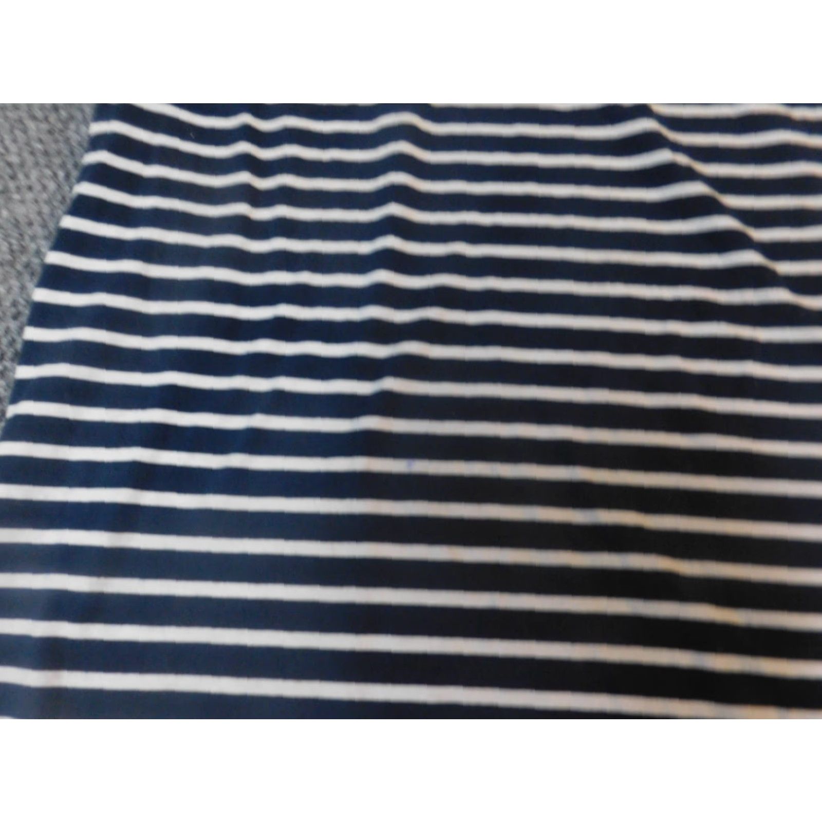 Nautica Nautica Womens Blouse Short Sleeve Round Neck Striped Blue 100% Cotton Regular Small Casual Size S / US 4 / IT 40 - 5 Thumbnail