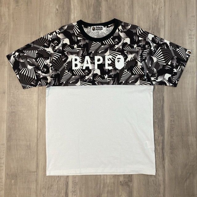 Bape BAPE Dazzle Camo T-shirt a bathing ape NIGO Size US L / EU 52-54 / 3 - 1 Thumbnail