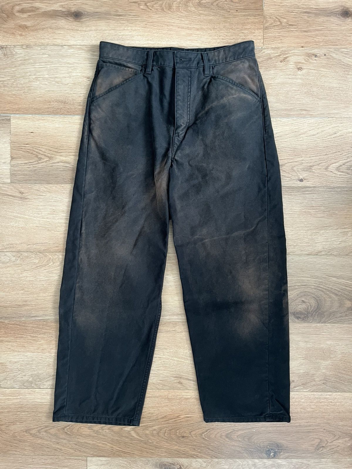 パンツ vujade ISAAC TECH CHINO PANTS BLACK ISAAC TECH CHINO PANTS IN KHAKI BROWN – VUJA DÉ