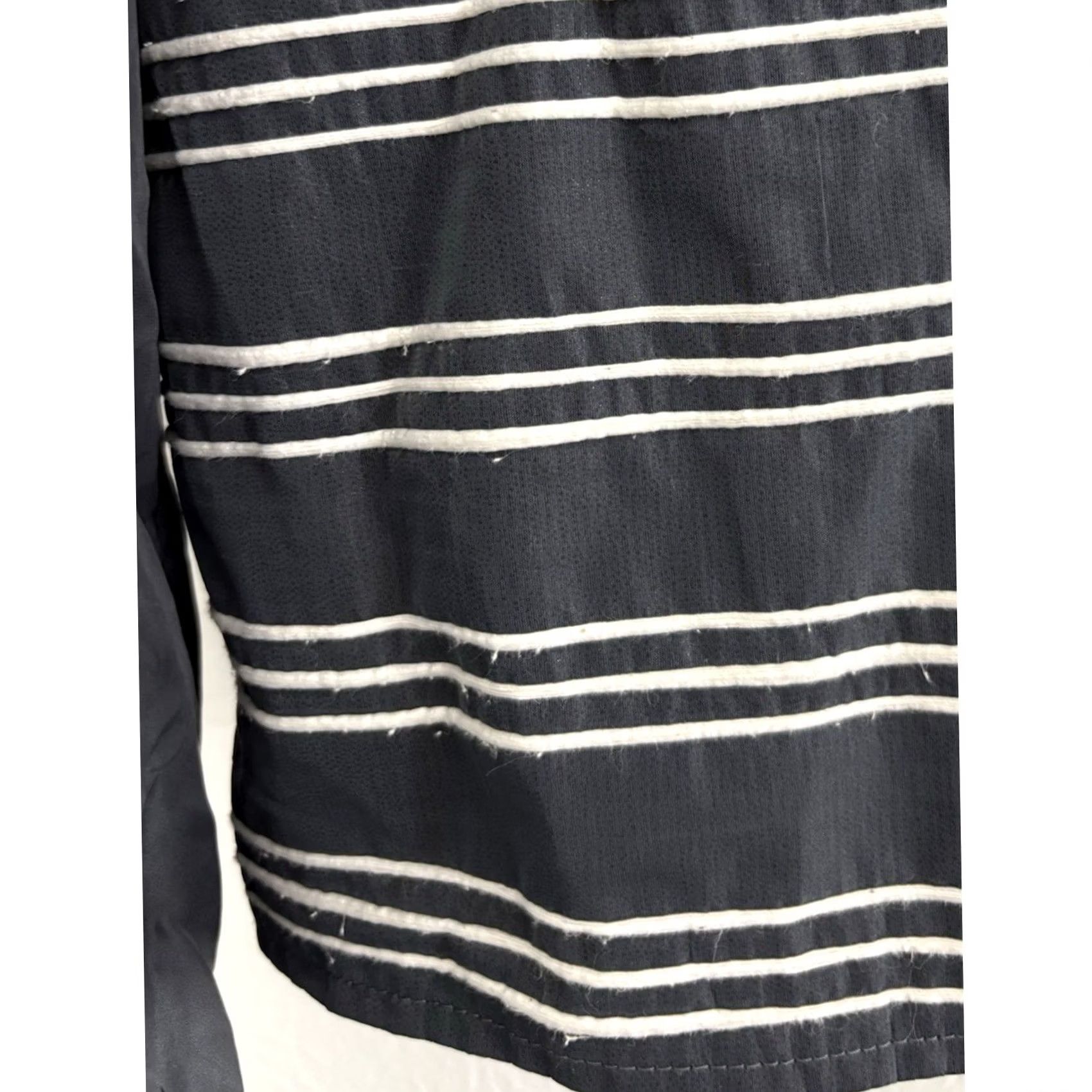 Armani Armani Collezioni Blazer Black Striped Long Sleeve Regular Size 10 Womens Size L / US 10 / IT 46 - 7 Thumbnail