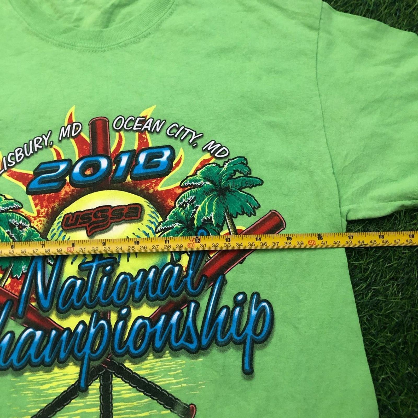 Other Lime 2018 Ocean City, MD Baseball National Championship Tee Size US S / EU 44-46 / 1 - 4 Thumbnail