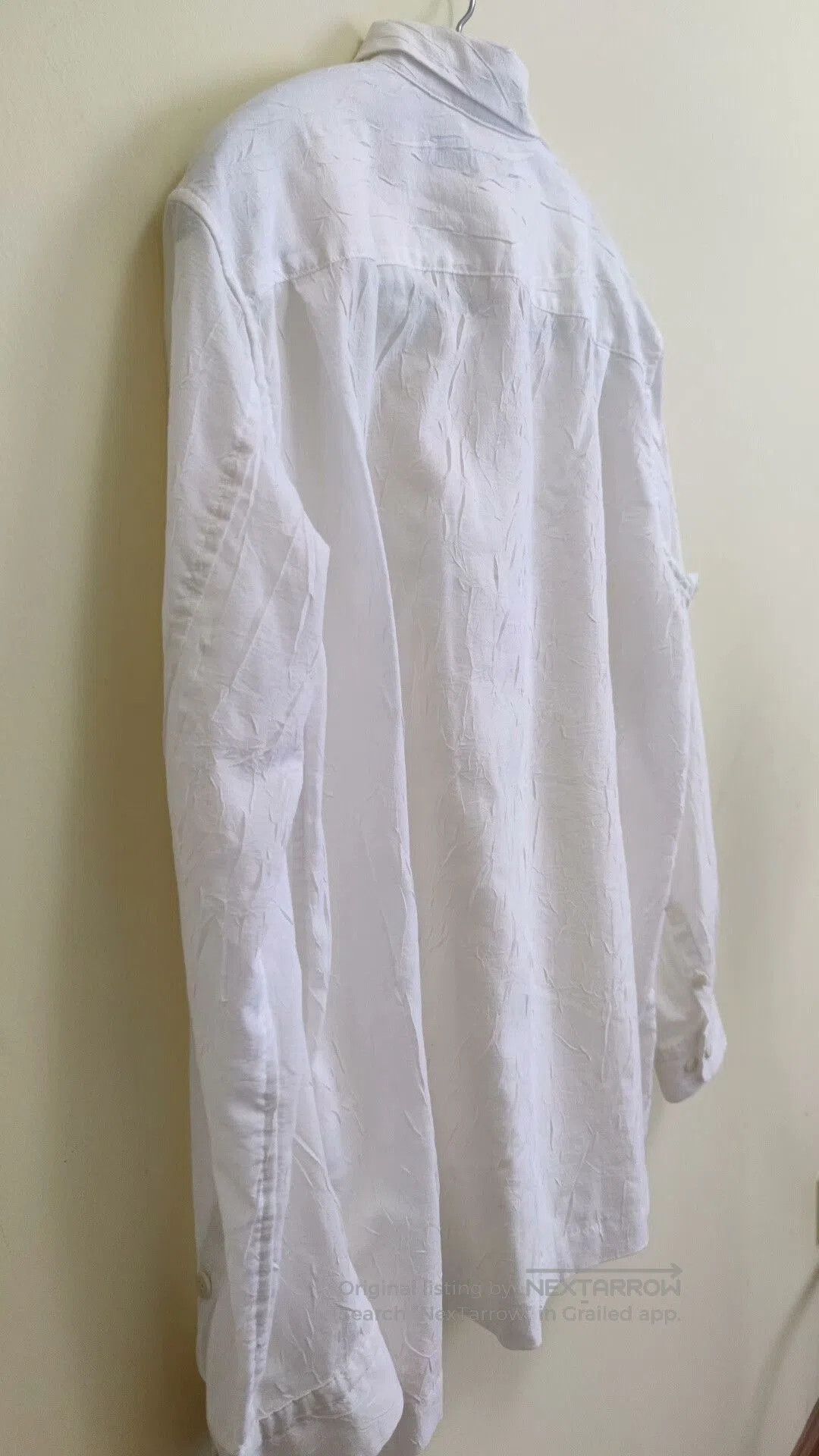 Issey Miyake Issey Miyake Pleated White Shirt for Men. Size US S / EU 44-46 / 1 - 4 Thumbnail