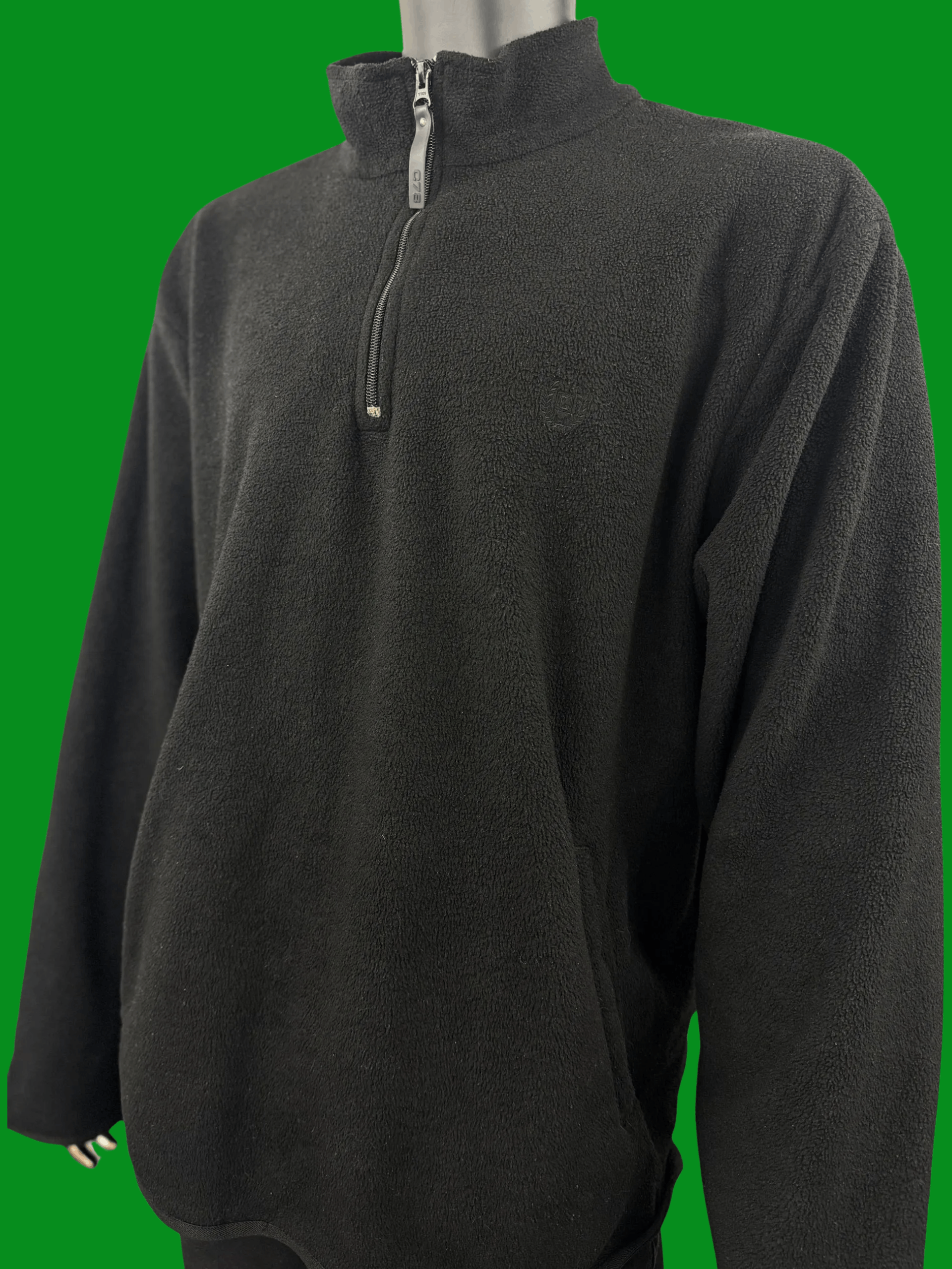 Chaps VTG Chaps Quarter Zip Fleece Pullover Size US XL / EU 56 / 4 - 3 Thumbnail