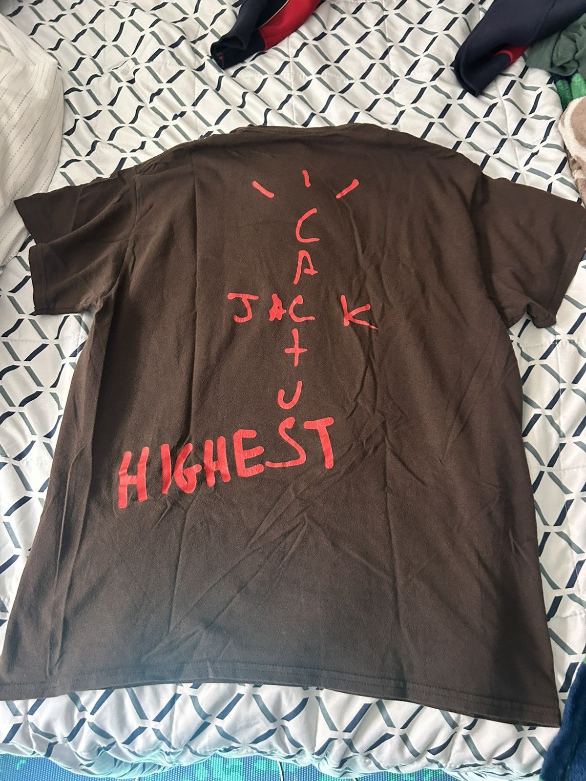 Nike × Travis Scott Travis Scott Nike/Jordan Highest in the room t shirt Size US M / EU 48-50 / 2 - 2 Thumbnail