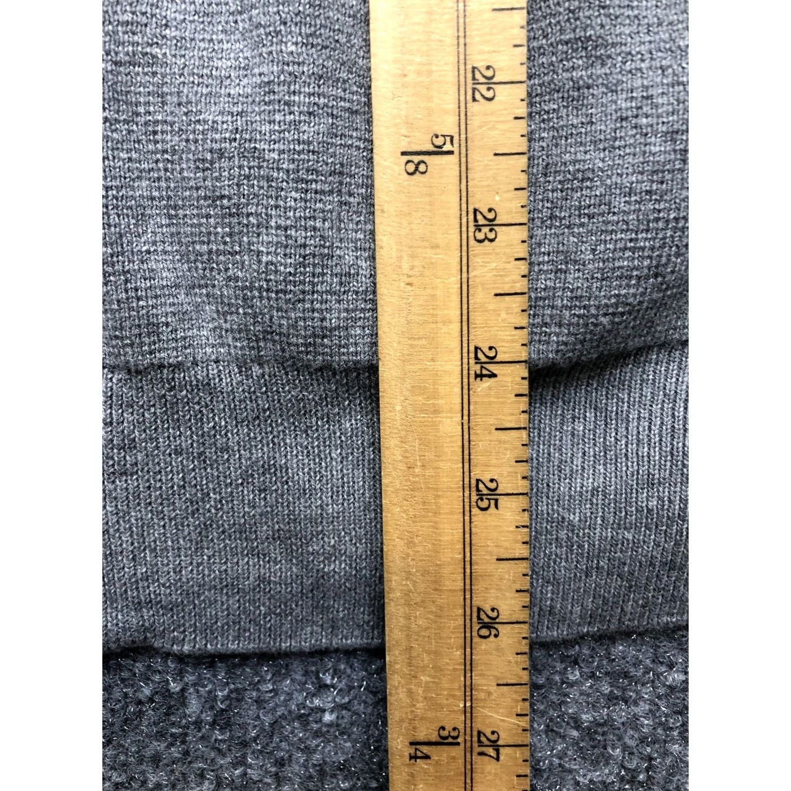 Chaps Chaps Mens Gray Full Zip Mock Neck Knit Sweater Casual Shirt? Size US M / EU 48-50 / 2 - 2 Thumbnail