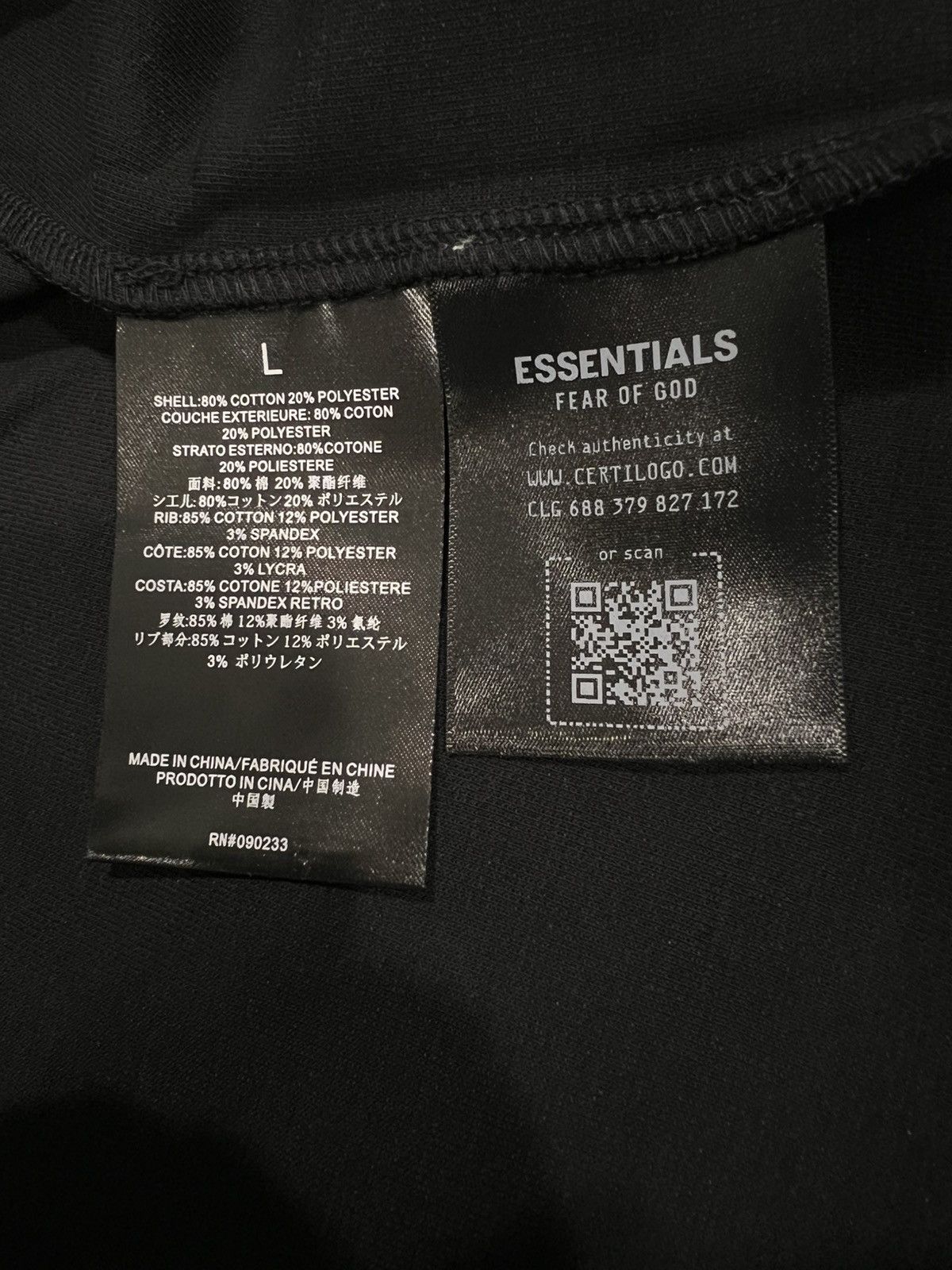 Fear of God Fear of god essentials signature 90’s cropped polo Size L Size US L / EU 52-54 / 3 - 3 Thumbnail