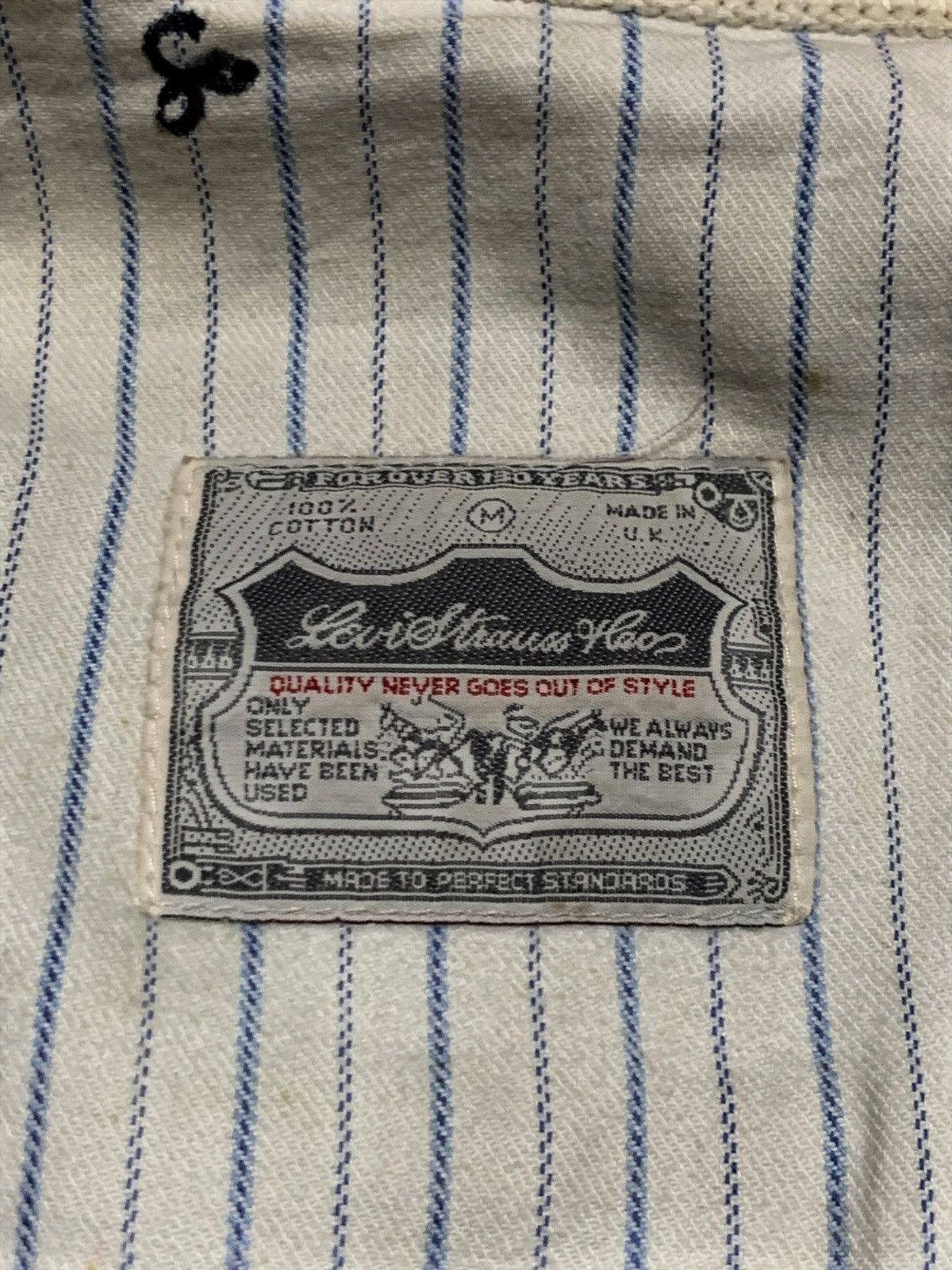 Levi's × Vintage Vintage Levi's 80's Denim Jacket Grey Label Rare Size US M / EU 48-50 / 2 - 18 Thumbnail