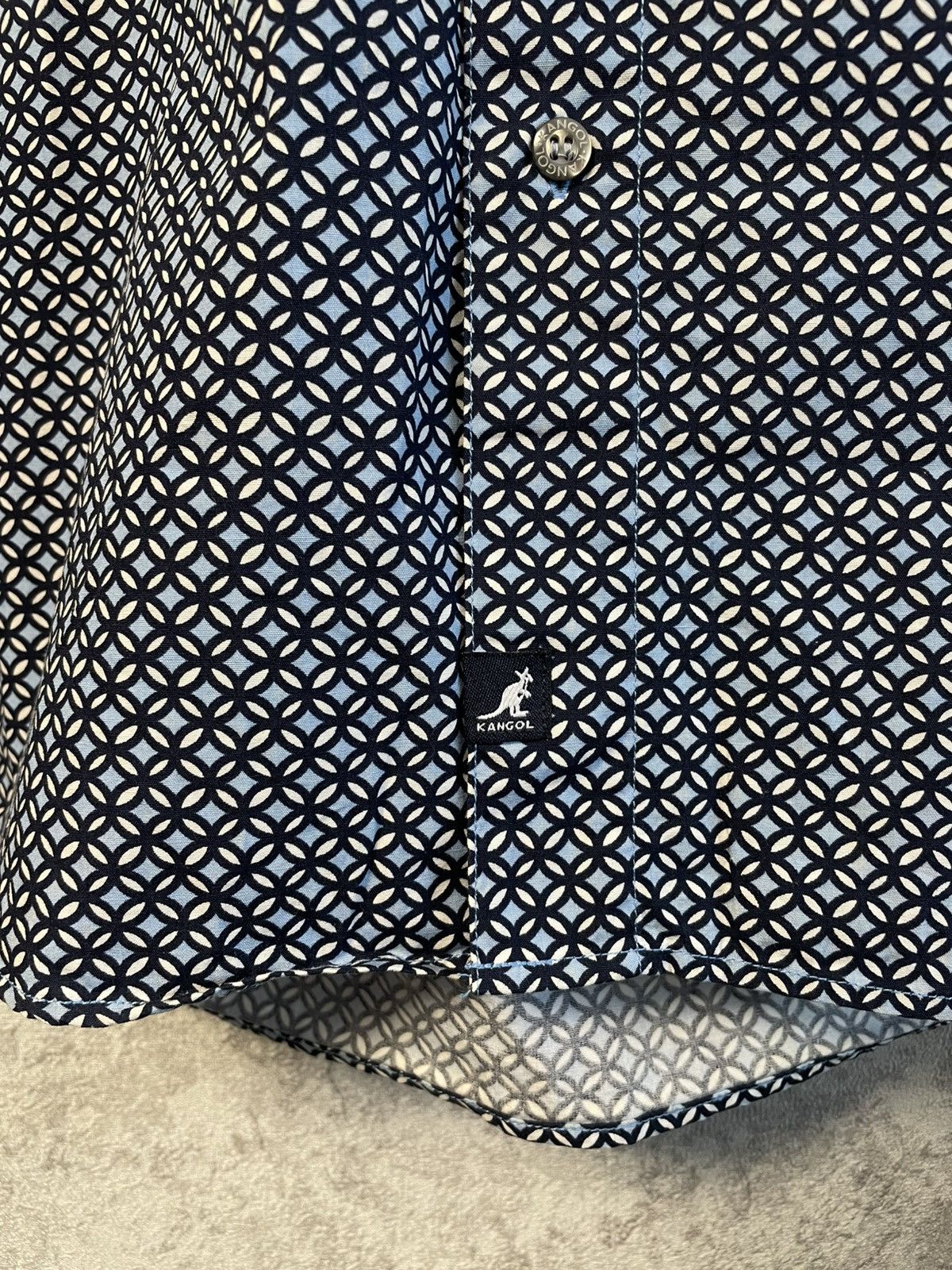 Kangol Kangol Short Sleeve Shirt Button Up Y2K Size US M / EU 48-50 / 2 - 4 Thumbnail