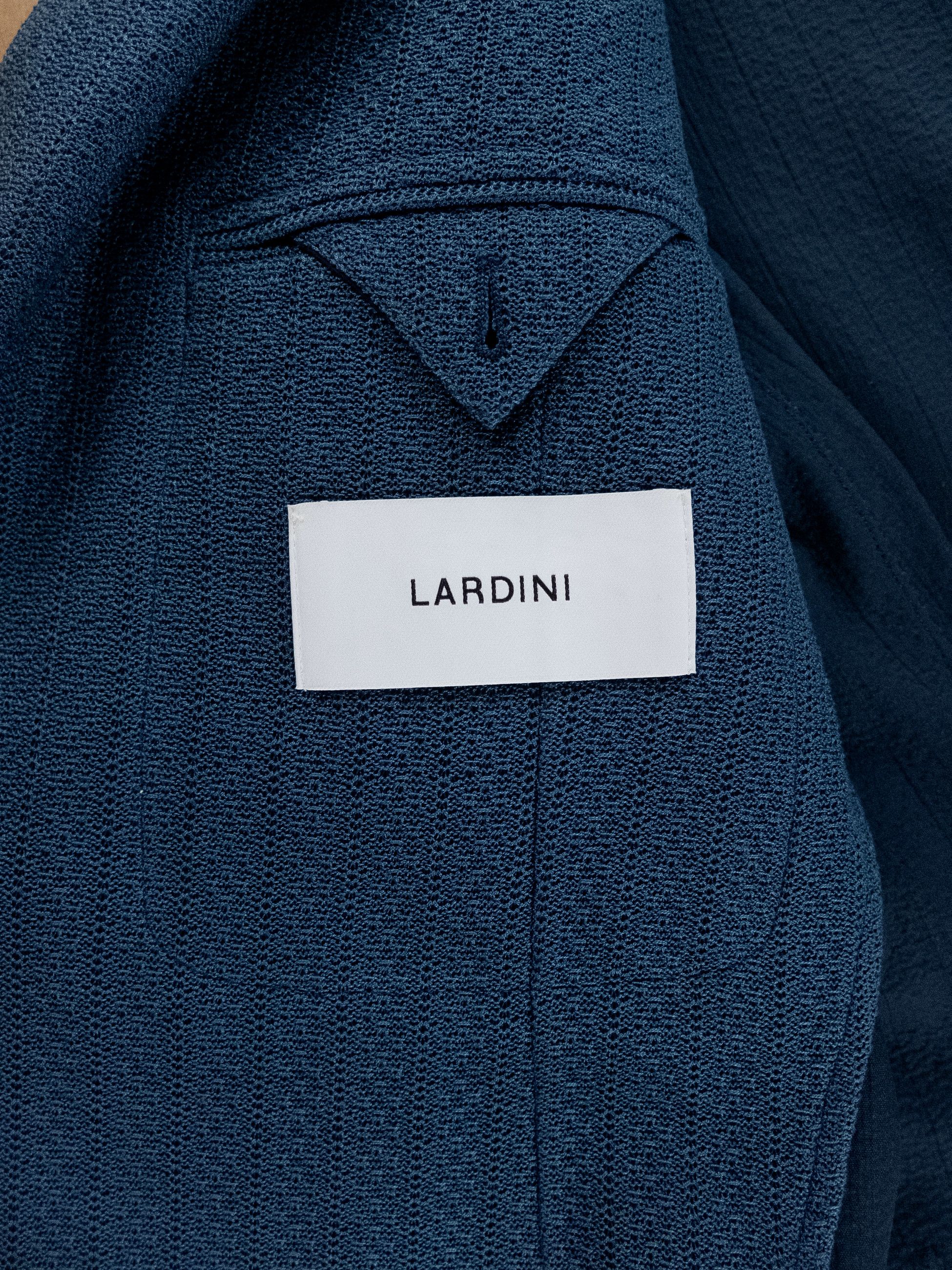 Lardini LARDINI blue knit effect cotton blazer jacket 44 54 Size 44R - 14 Thumbnail