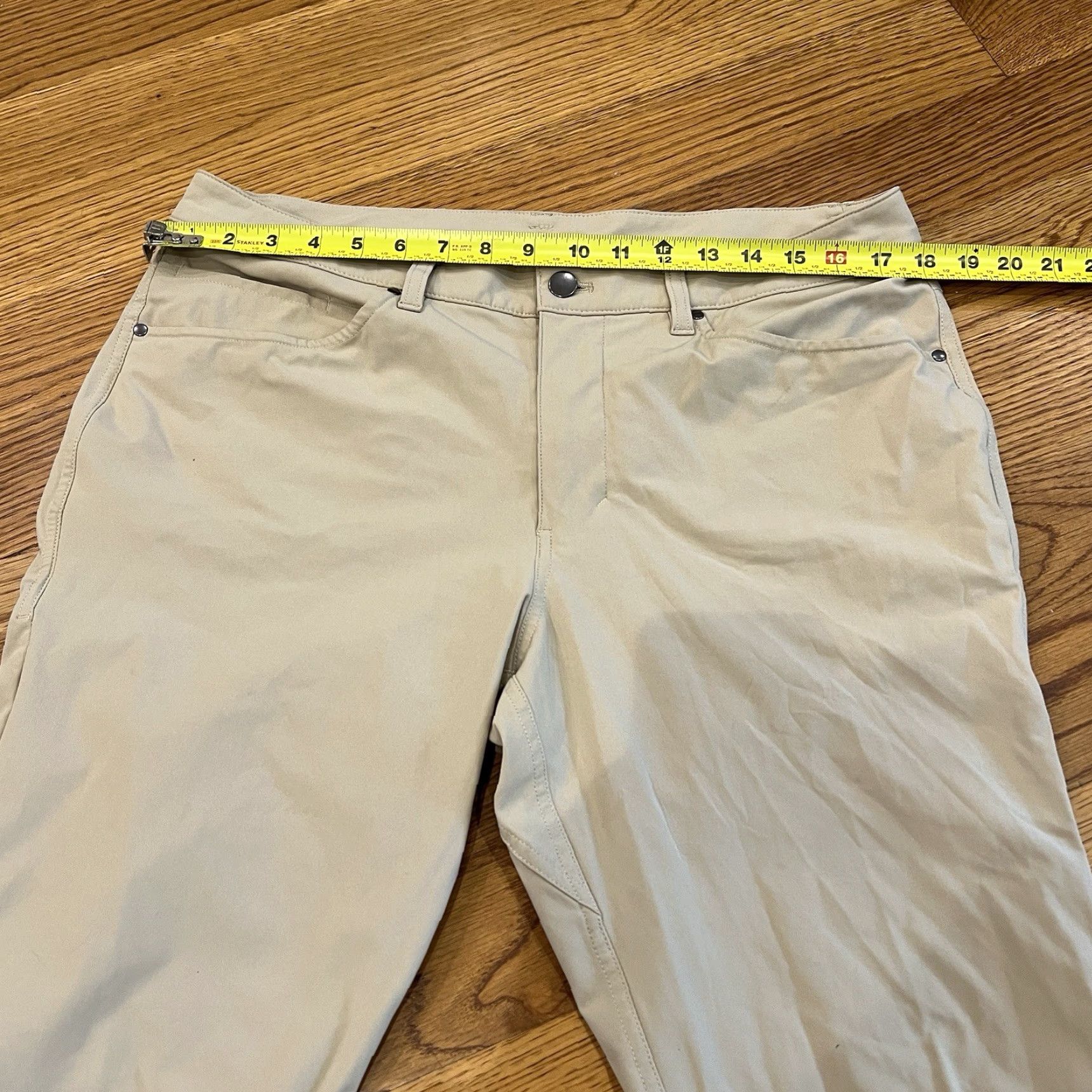 Lululemon Lululemon Pants Mens 34x31 Beige Warpstreme ABC Commission Size US 34 / EU 50 - 4 Thumbnail