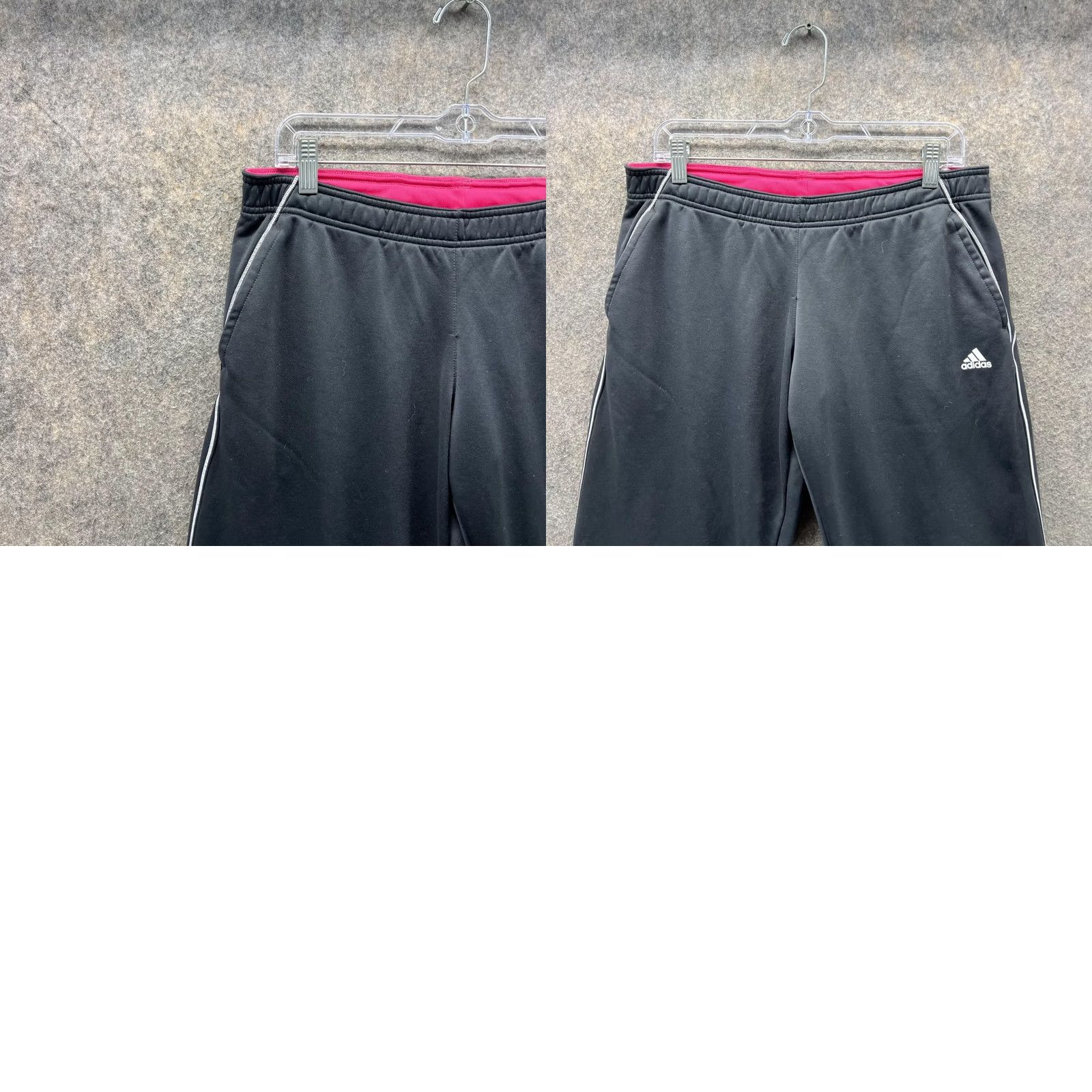 Adidas Adidas Sweatpants Women Medium Black Athletic Straight Size 32" / US 10 / IT 46 - 9 Thumbnail