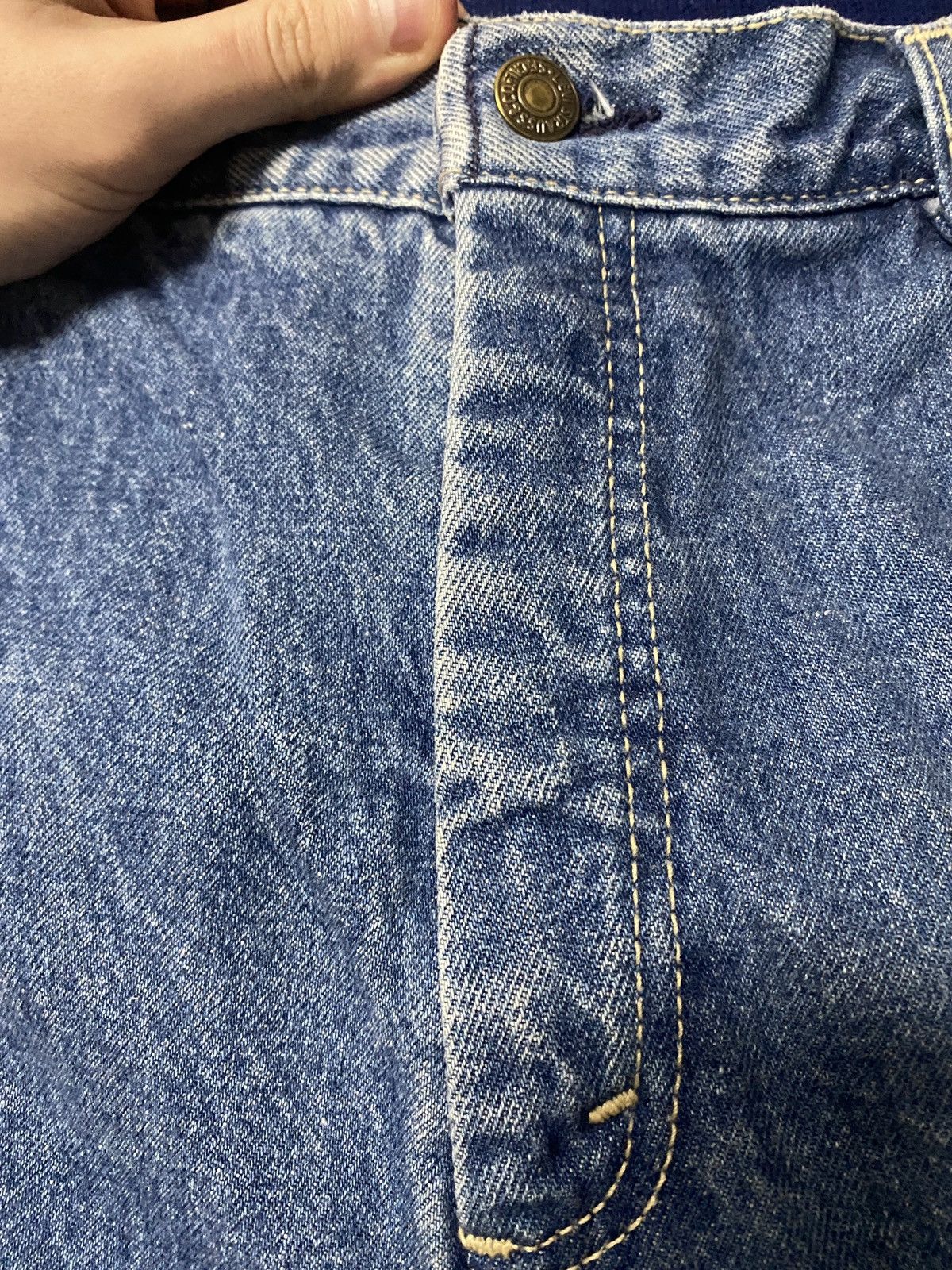 Levi's Vintage Clothing × Vintage Vintage Levi Strauss orginal riveted denim rare jeans 80s Size 34" / US 12 / IT 48 - 7 Thumbnail