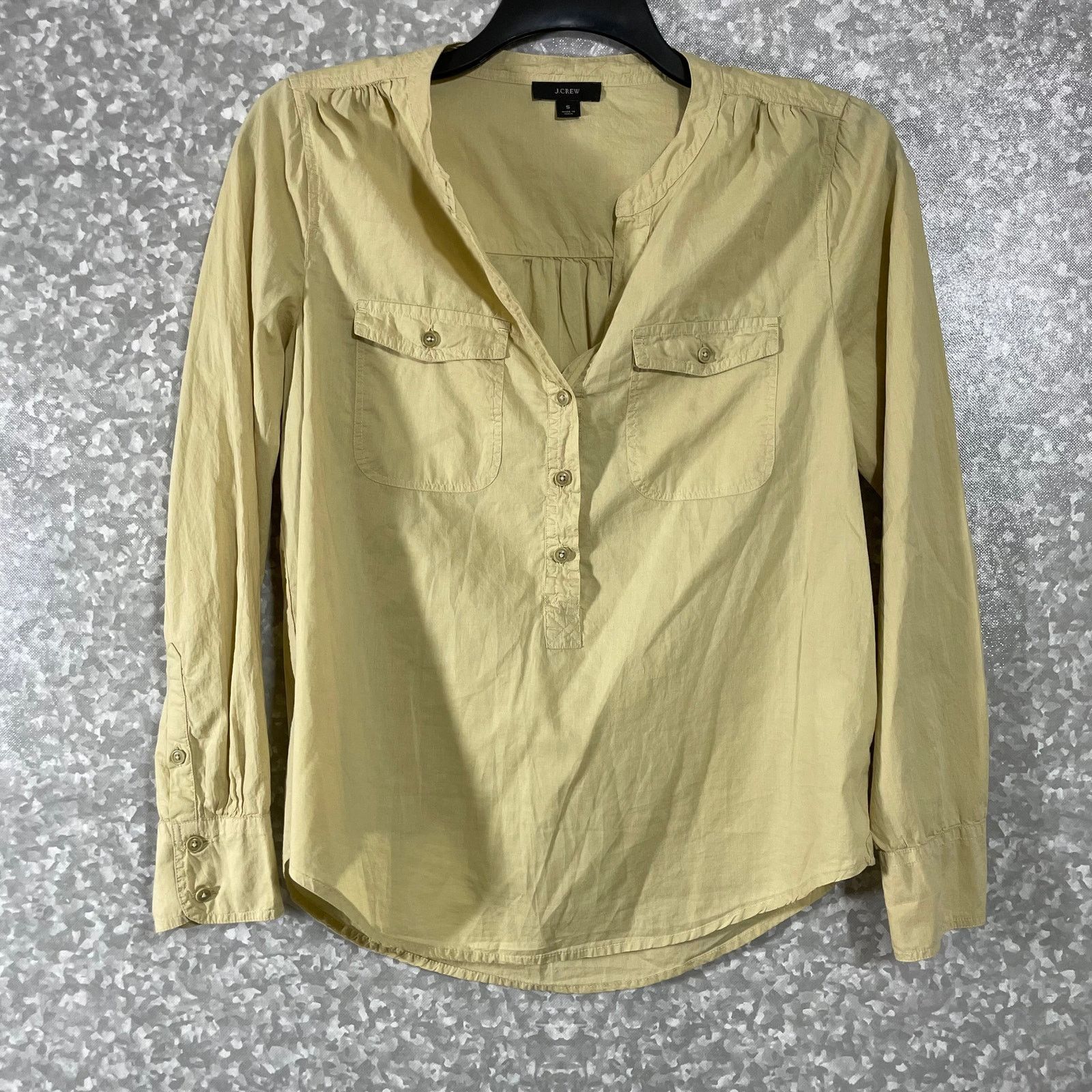 J.Crew J Crew Reimagined Long Sleeve Lightweight Henley Top - Small Size S / US 4 / IT 40 - 1 Thumbnail