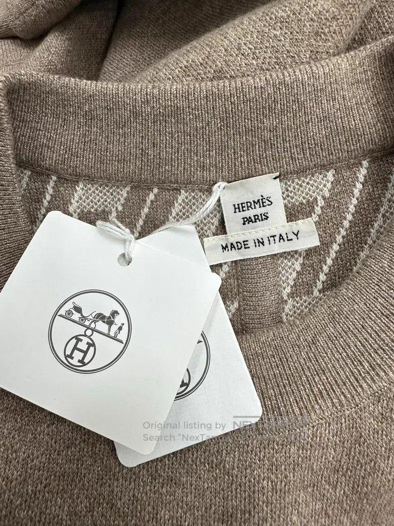 Hermes Hermes Spring/Summer 2023 Double-Faced Cashmere Sweater, W Size XS / US 0-2 / IT 36-38 - 3 Thumbnail
