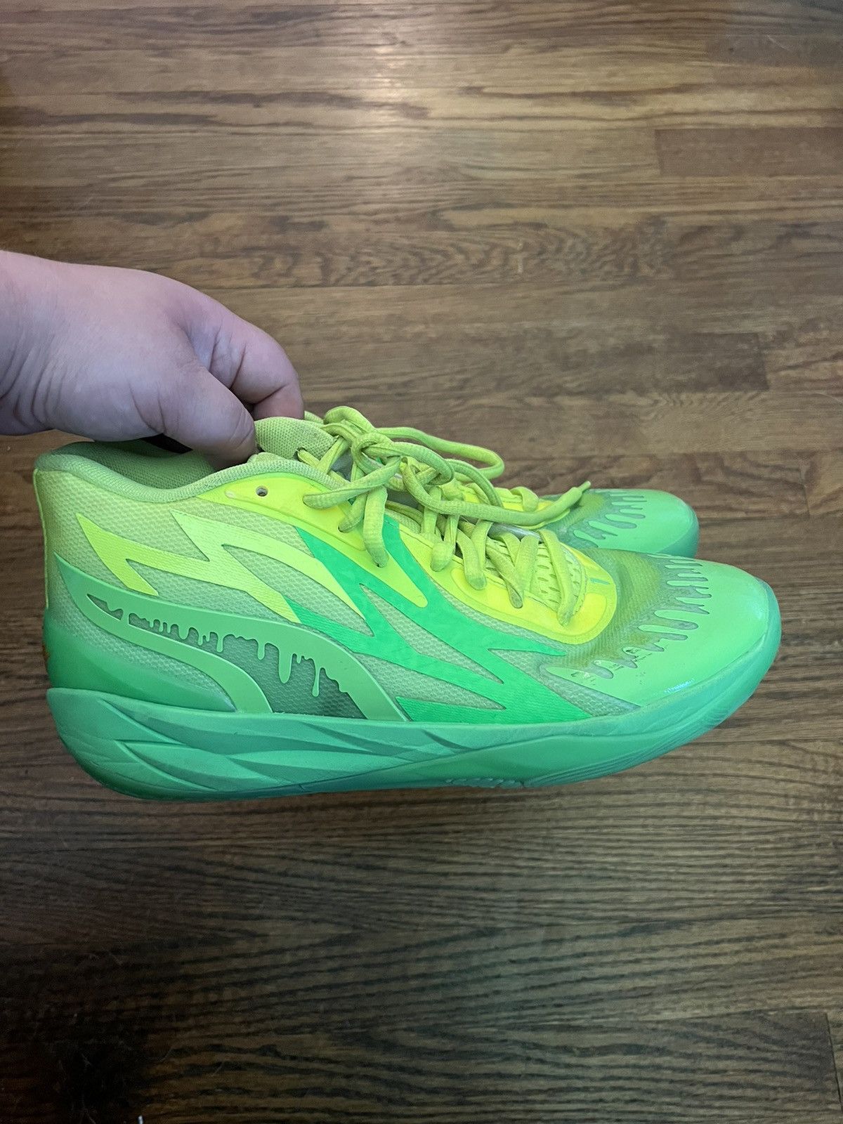 Puma Puma LeMelo Ball MB.02 Nickelodeon Slime Mens Size 10 Green Size US 10 / EU 43 - 2 Thumbnail