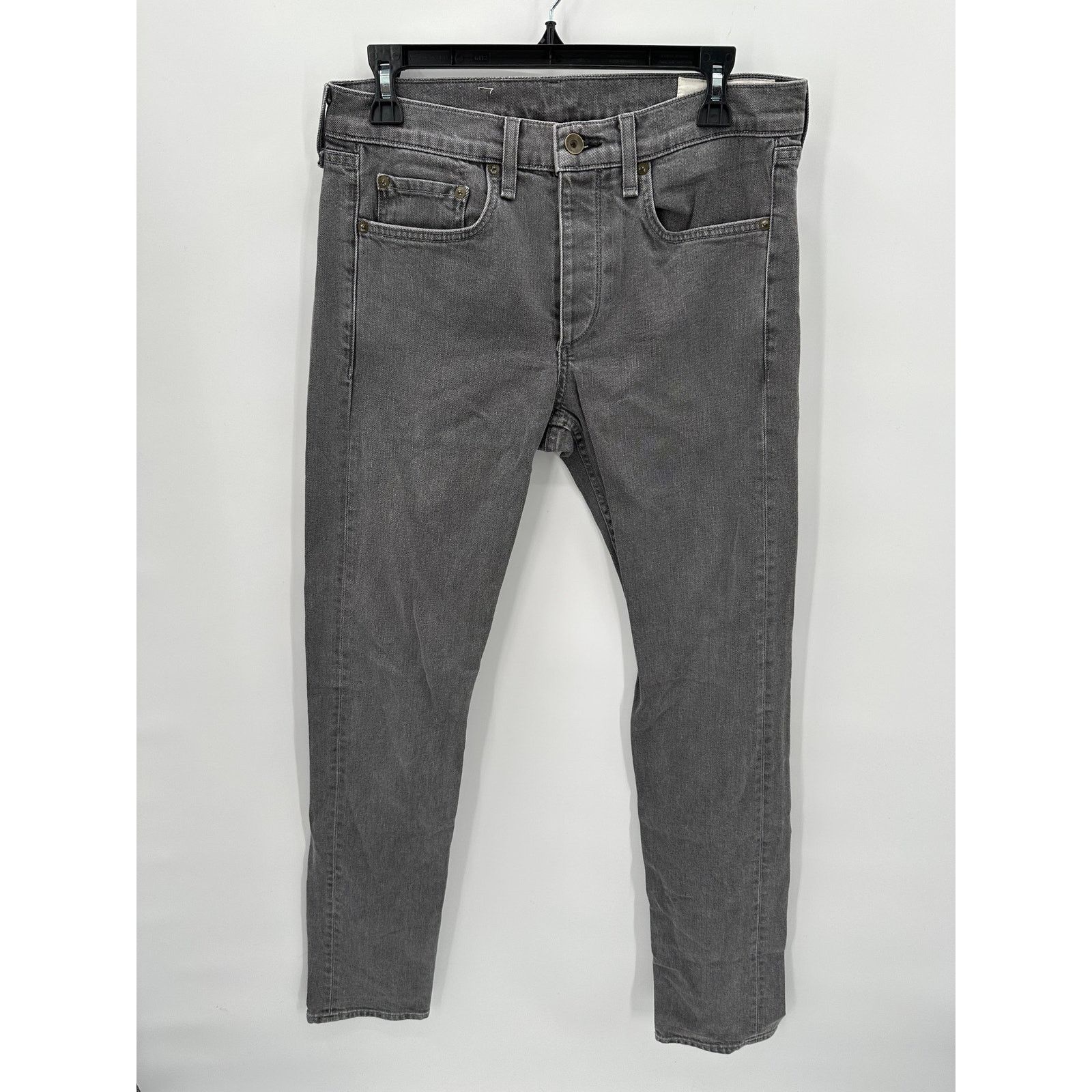 Rag & Bone Rag & Bone Mens Gray Slim Fit Jeans // 30x33 Size US 30 / EU 46 - 2 Thumbnail