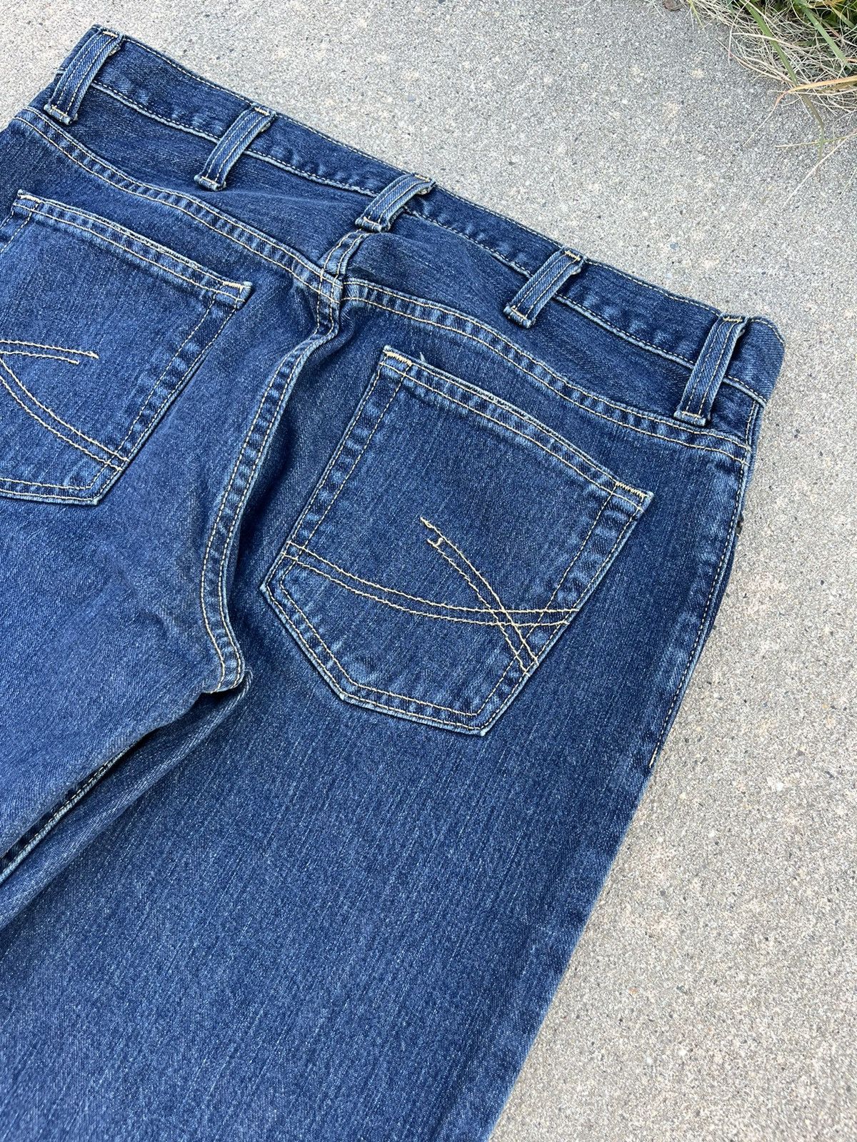JNCO × Japanese Brand Crazy Roebuck & Co. Wash Slim Straight Jeans Size US 36 / EU 52 - 7 Thumbnail