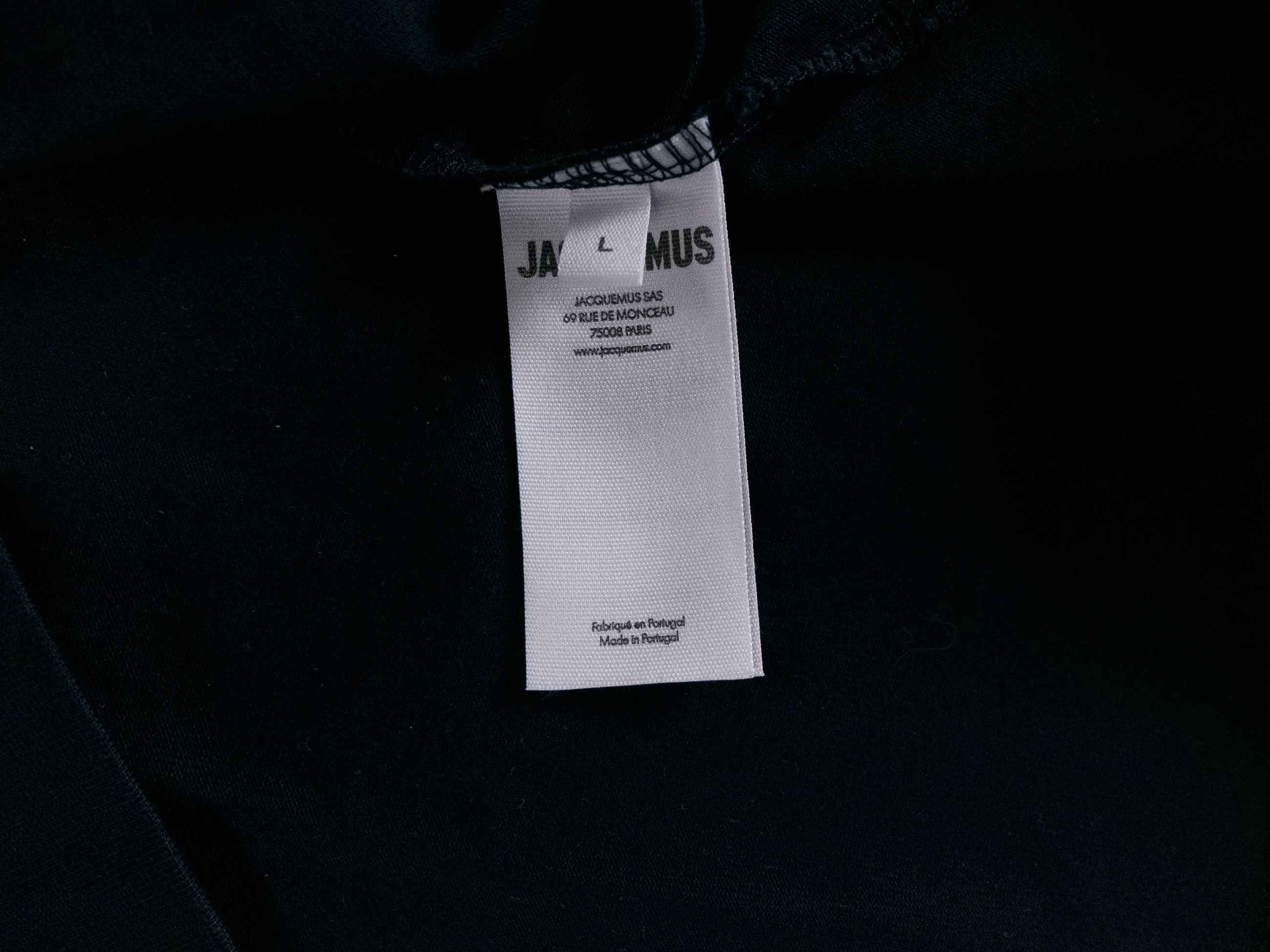 Jacquemus JACQUEMUS Haltères navy blue relaxed barbell t-shirt Large Size US L / EU 52-54 / 3 - 6 Thumbnail