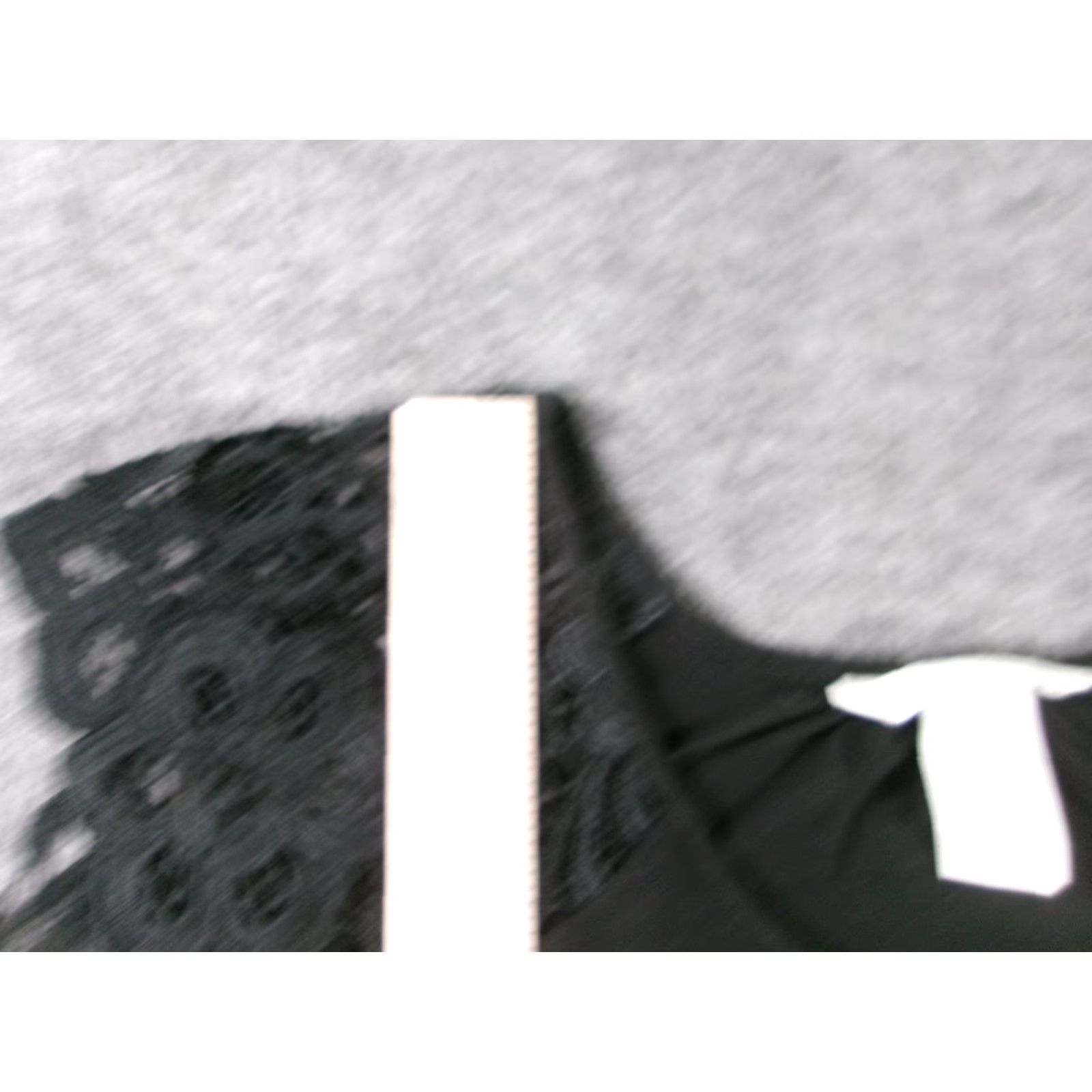 H&M H&M Top Womens XL Black Lace Cap Sleeve Scoop Neck Relaxed Fit Blouse Casual Size XL / US 12-14 / IT 48-50 - 4 Thumbnail