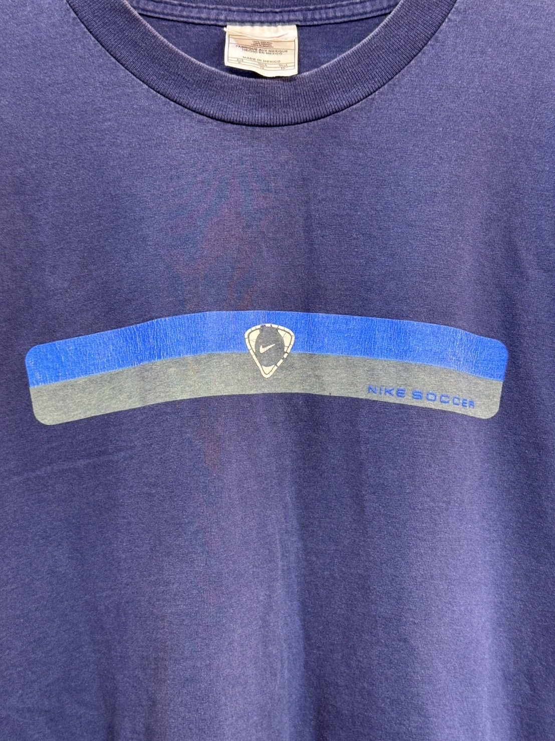 Vintage Vintage Nike Soccer 90's Total 90 Logo LS Tee Size US XL / EU 56 / 4 - 3 Thumbnail
