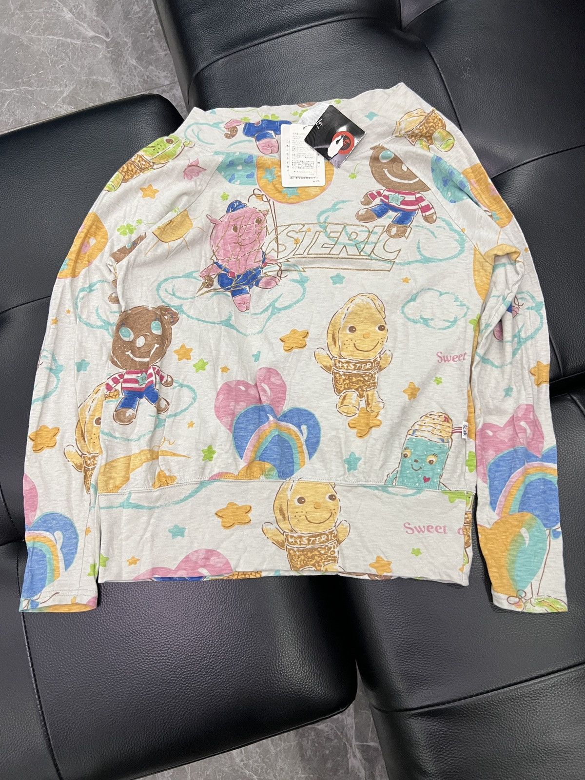 Hysteric Glamour Hysteric Glamour Cartoon Long Sleeve Top Size ONE SIZE - 1 Thumbnail