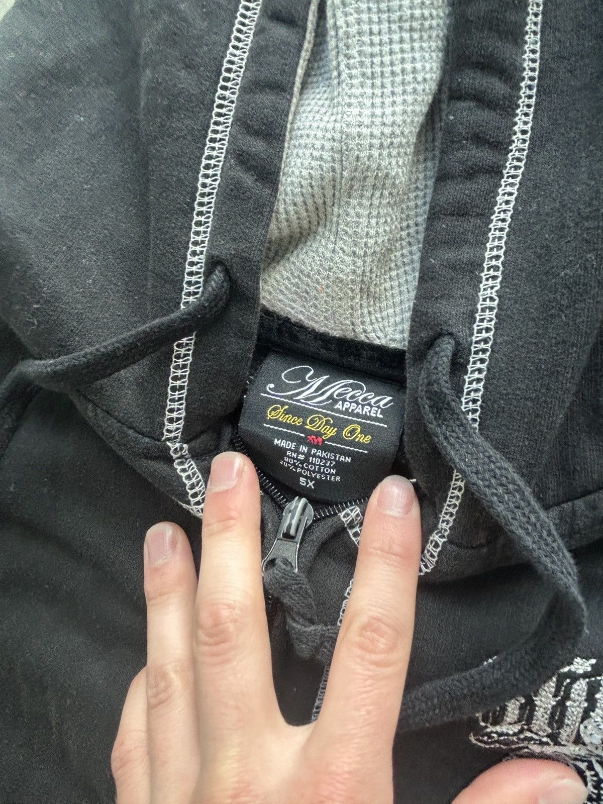Mecca Vintage Y2K Mecca Zip Up Hoodie Baggy Jesse Pinkman Size US XXL / EU 58 / 5 - 9 Thumbnail